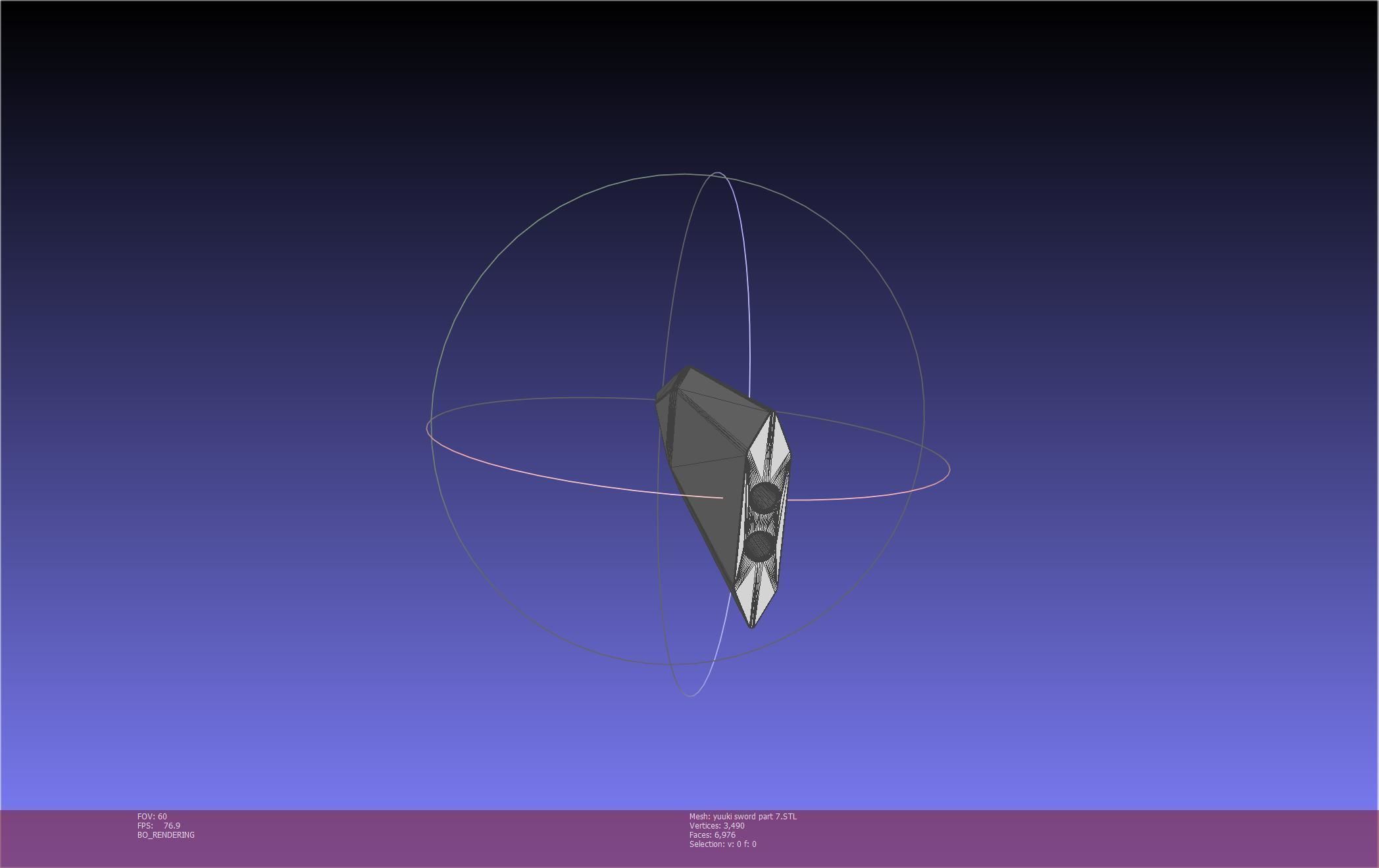 Sword Art Online Konno Yuuki Sword Printable Assembly 3D print model_138