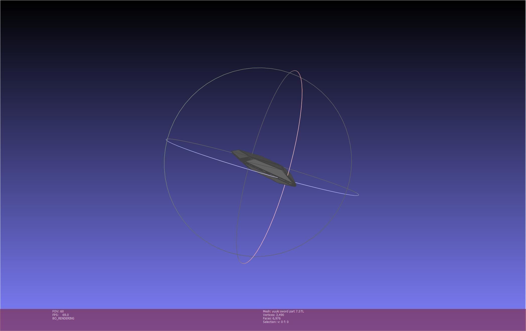 Sword Art Online Konno Yuuki Sword Printable Assembly 3D print model_134