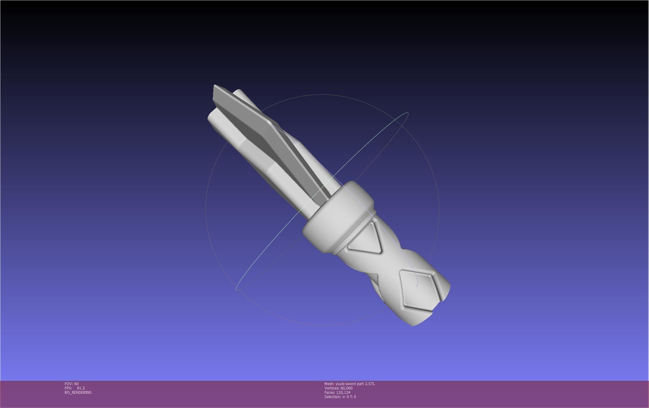 Sword Art Online Konno Yuuki Sword Printable Assembly 3D print model_108