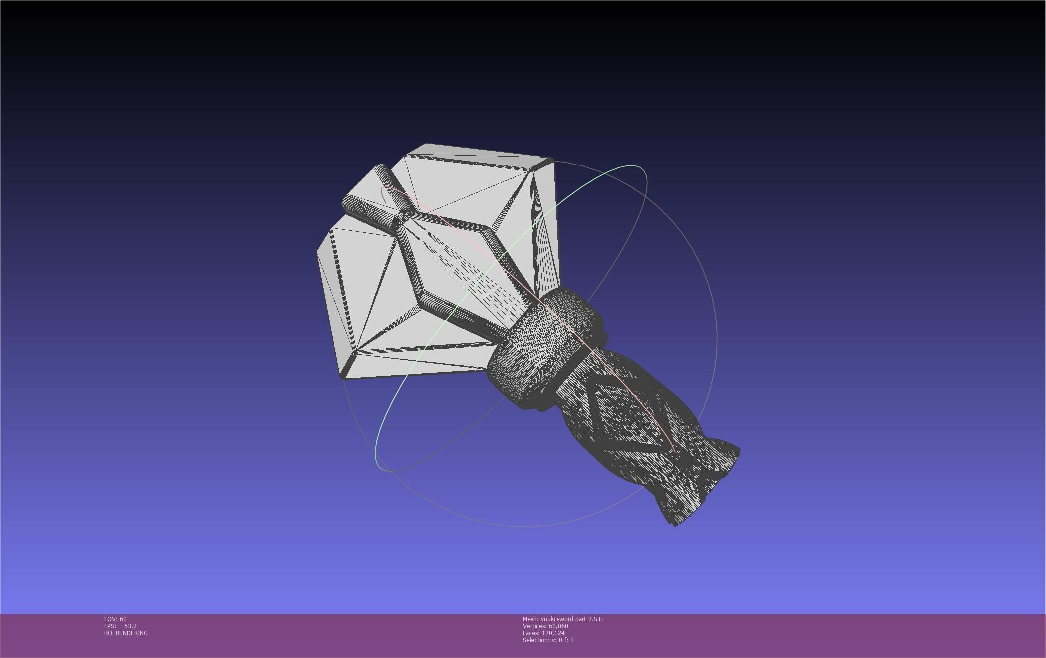 Sword Art Online Konno Yuuki Sword Printable Assembly 3D print model_100