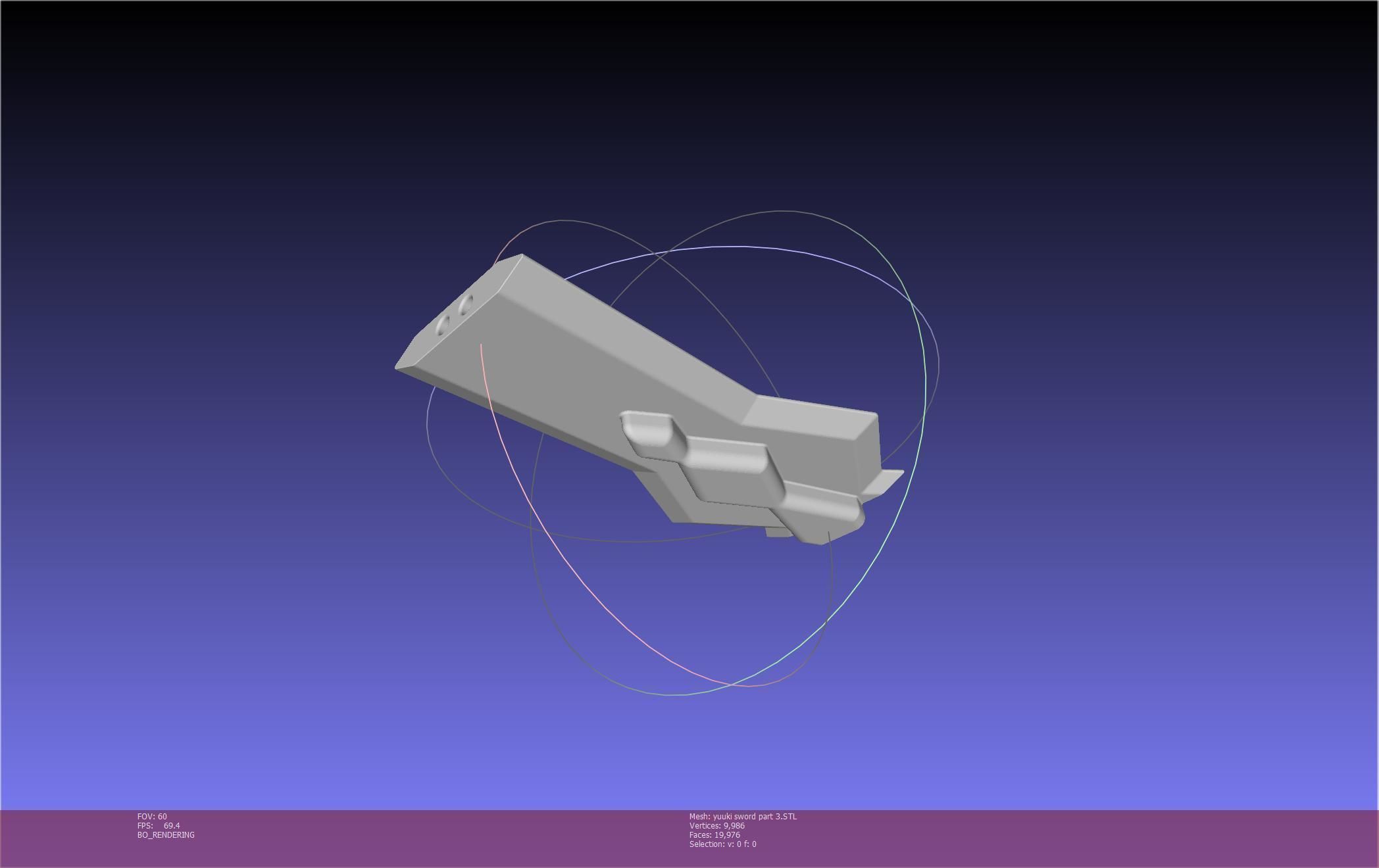 Sword Art Online Konno Yuuki Sword Printable Assembly 3D print model_117