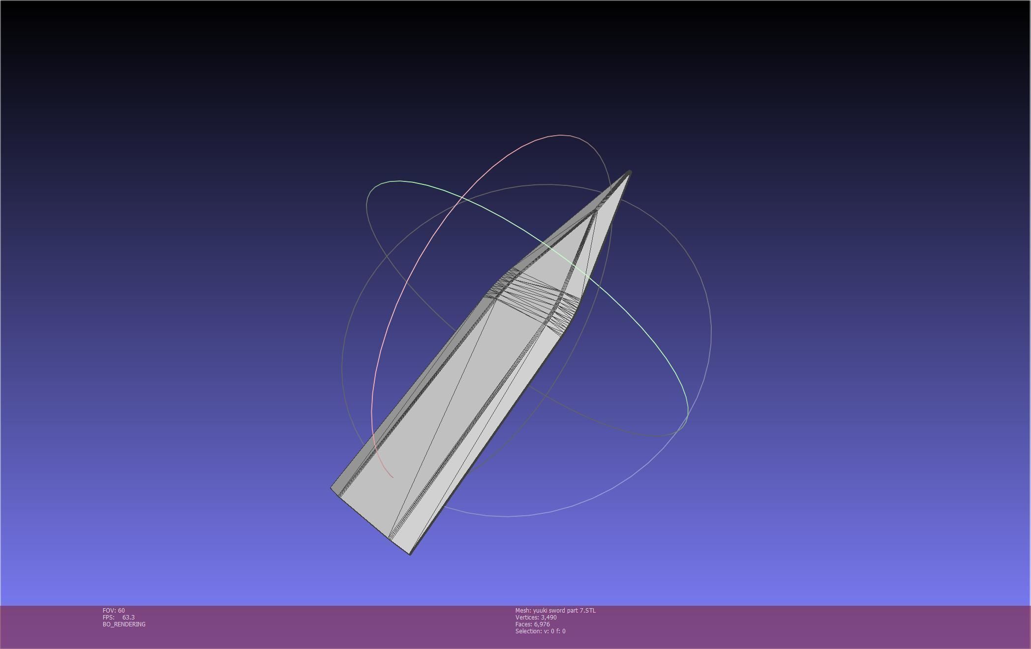 Sword Art Online Konno Yuuki Sword Printable Assembly 3D print model_129