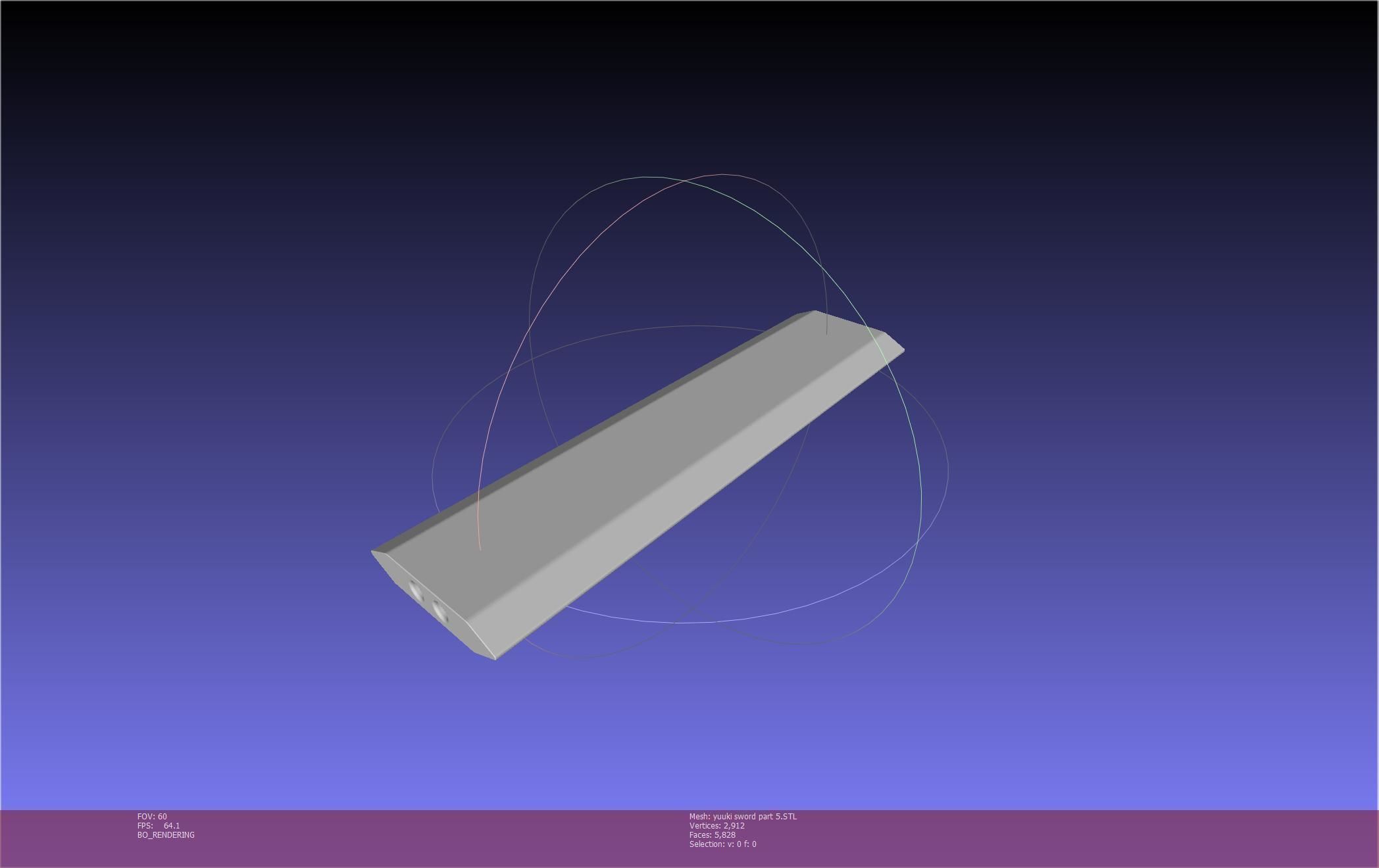 Sword Art Online Konno Yuuki Sword Printable Assembly 3D print model_125