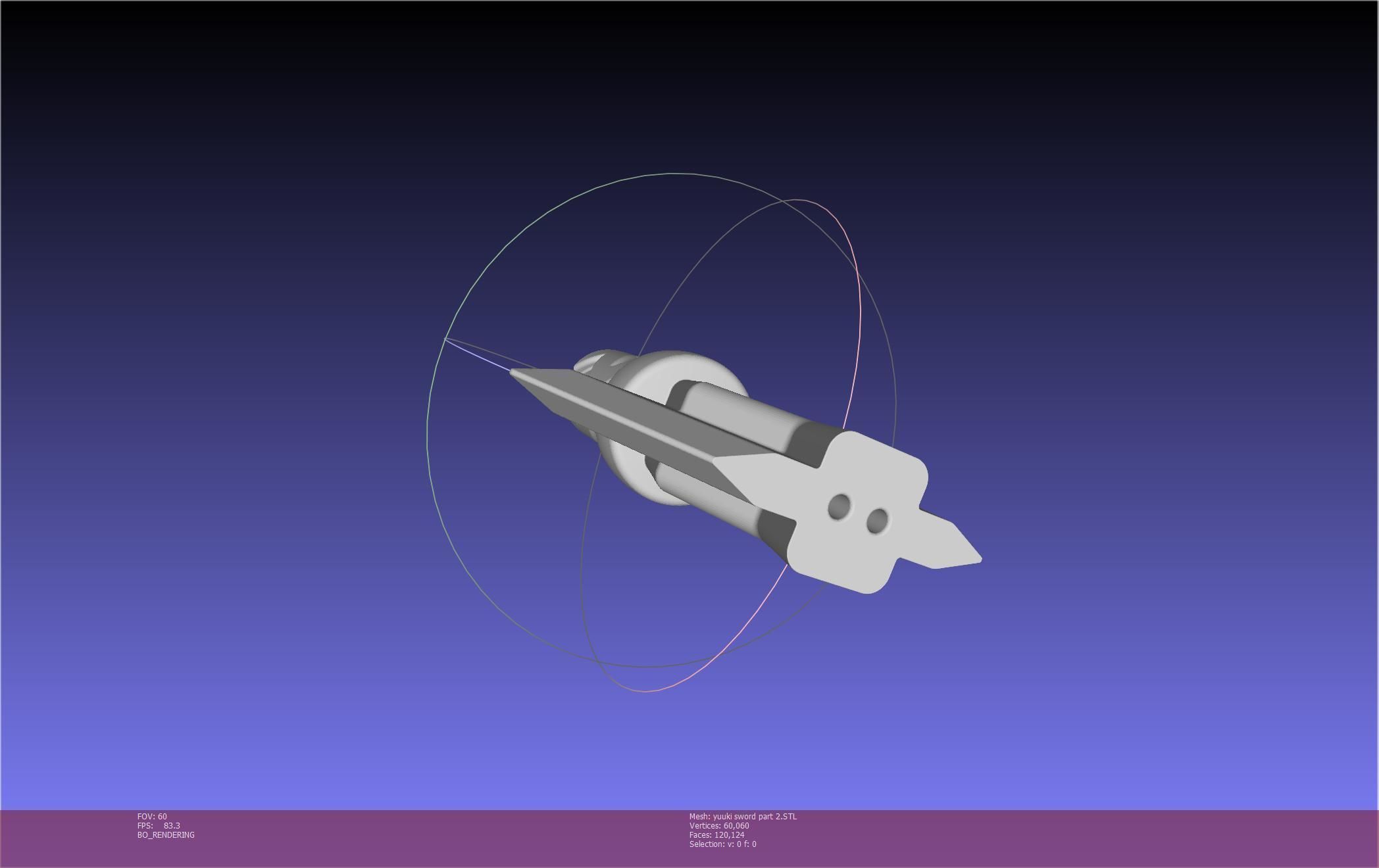 Sword Art Online Konno Yuuki Sword Printable Assembly 3D print model_107