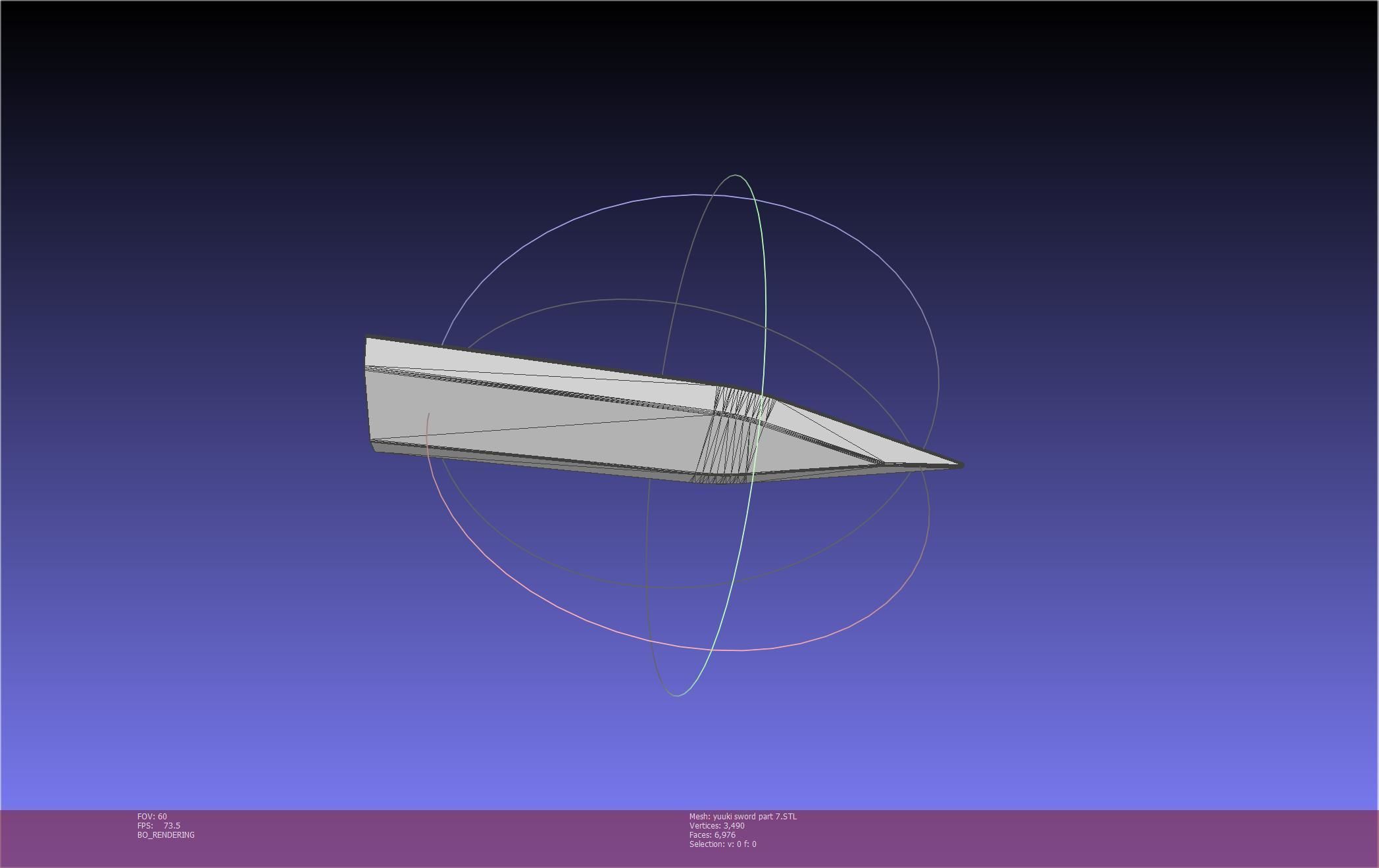 Sword Art Online Konno Yuuki Sword Printable Assembly 3D print model_131