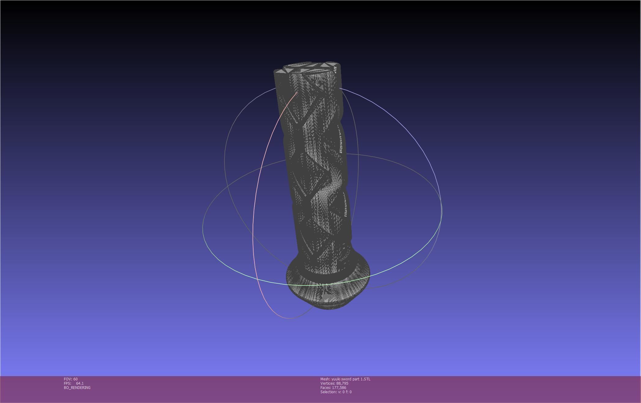 Sword Art Online Konno Yuuki Sword Printable Assembly 3D print model_86