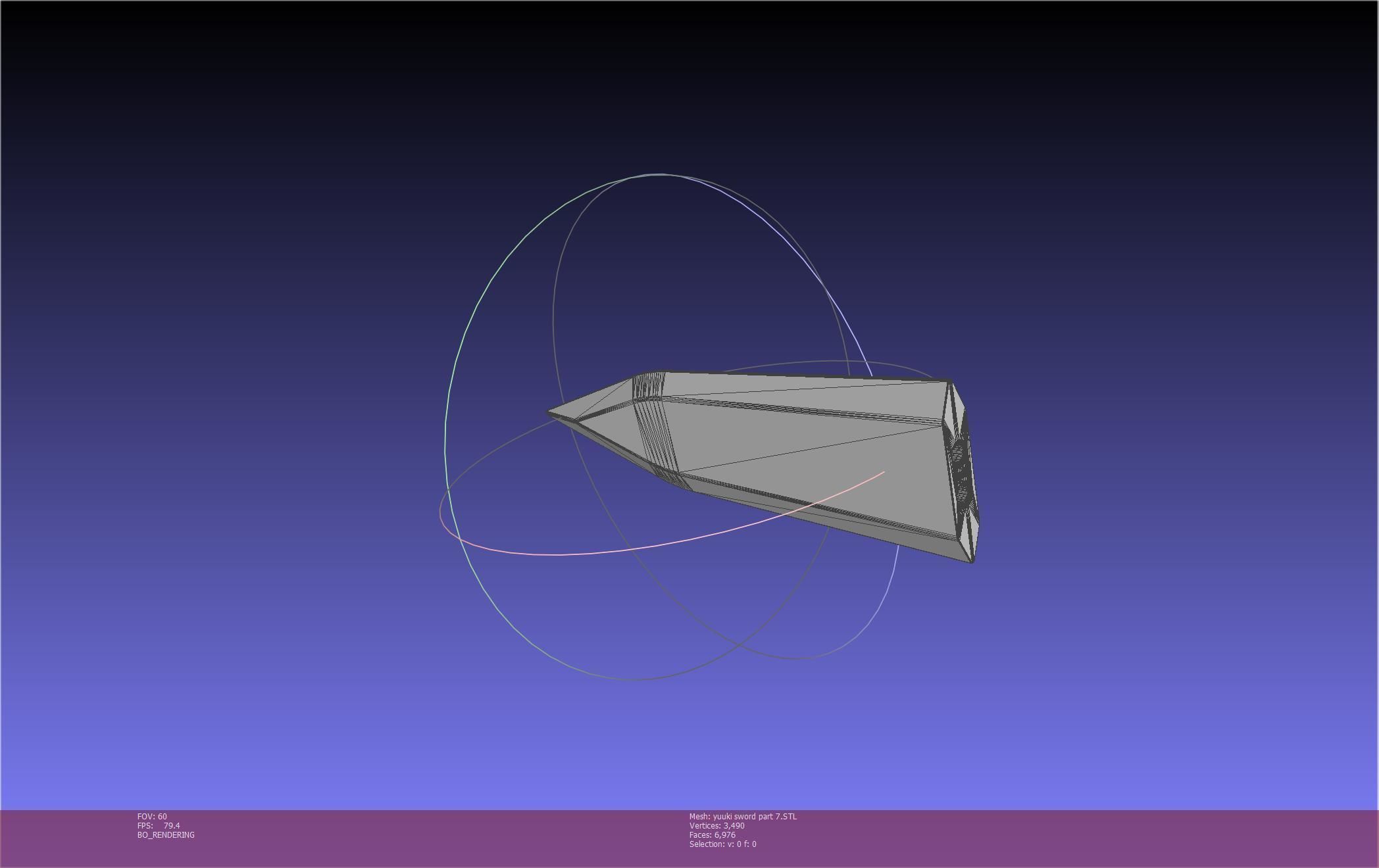 Sword Art Online Konno Yuuki Sword Printable Assembly 3D print model_136