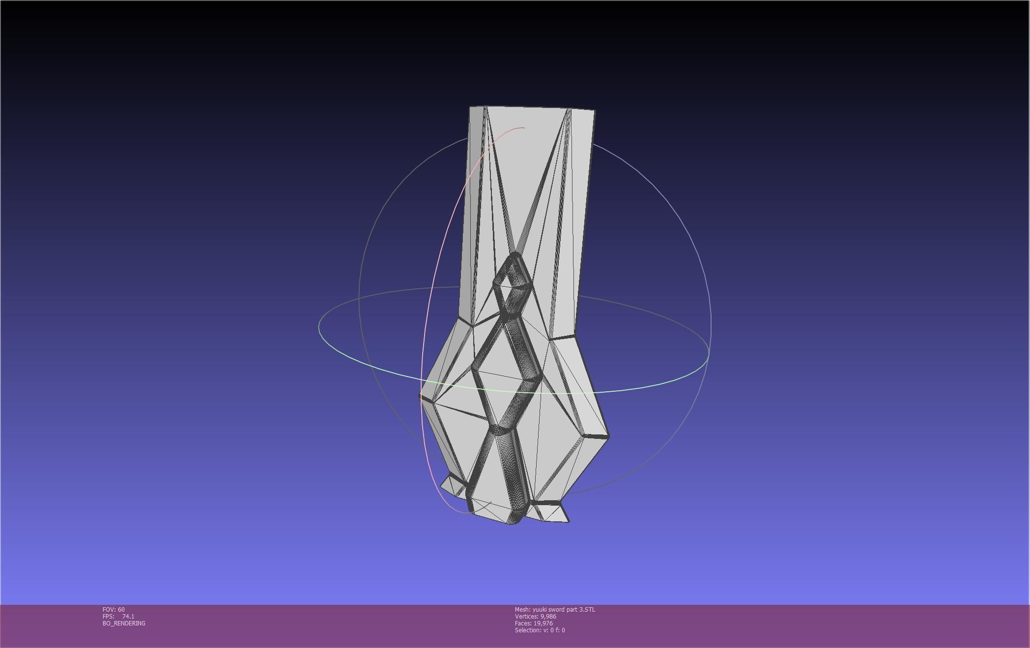 Sword Art Online Konno Yuuki Sword Printable Assembly 3D print model_113