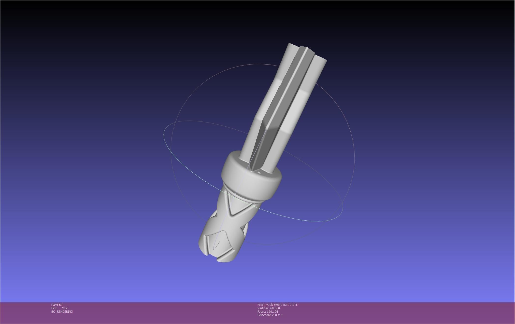 Sword Art Online Konno Yuuki Sword Printable Assembly 3D print model_101