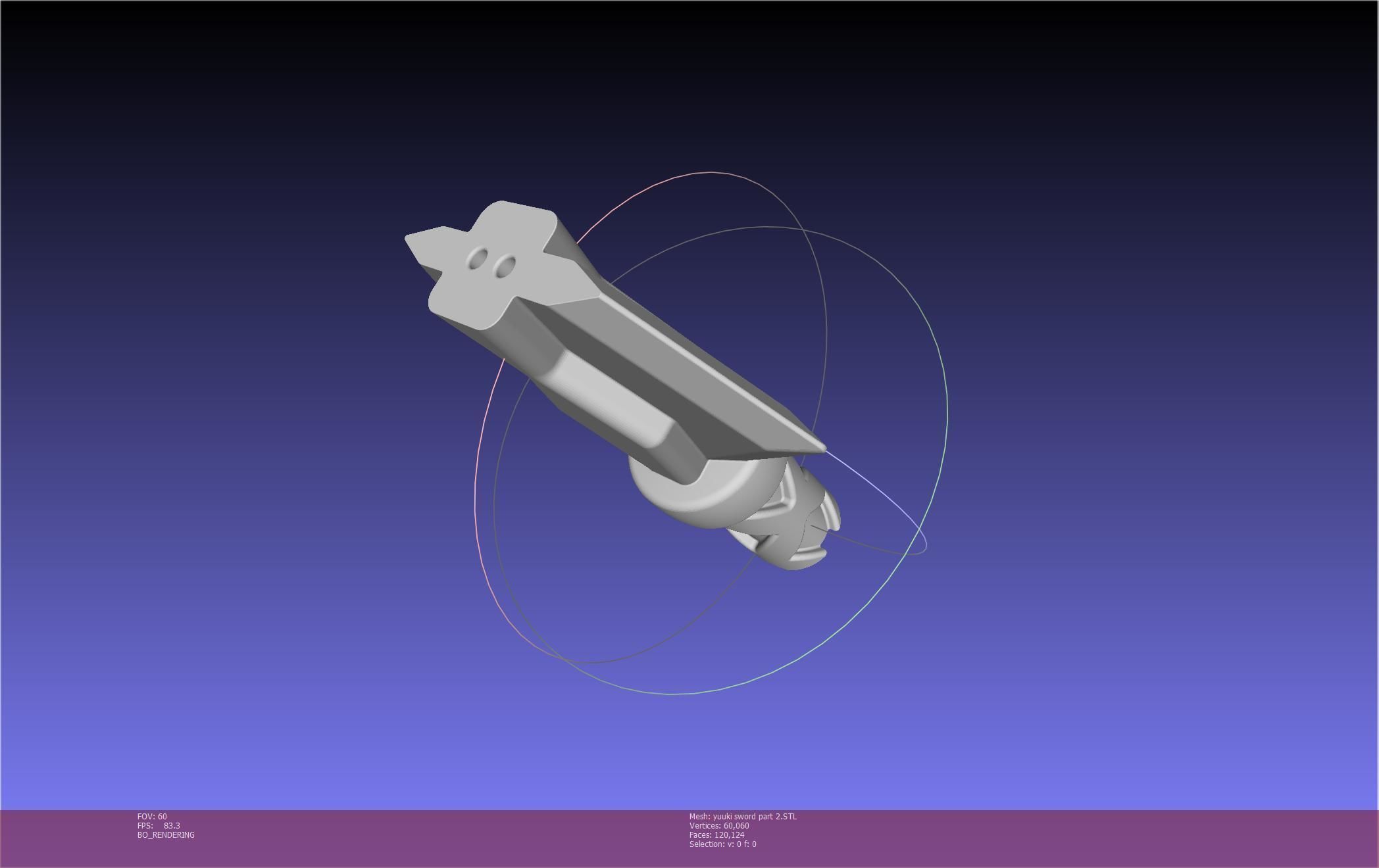 Sword Art Online Konno Yuuki Sword Printable Assembly 3D print model_104