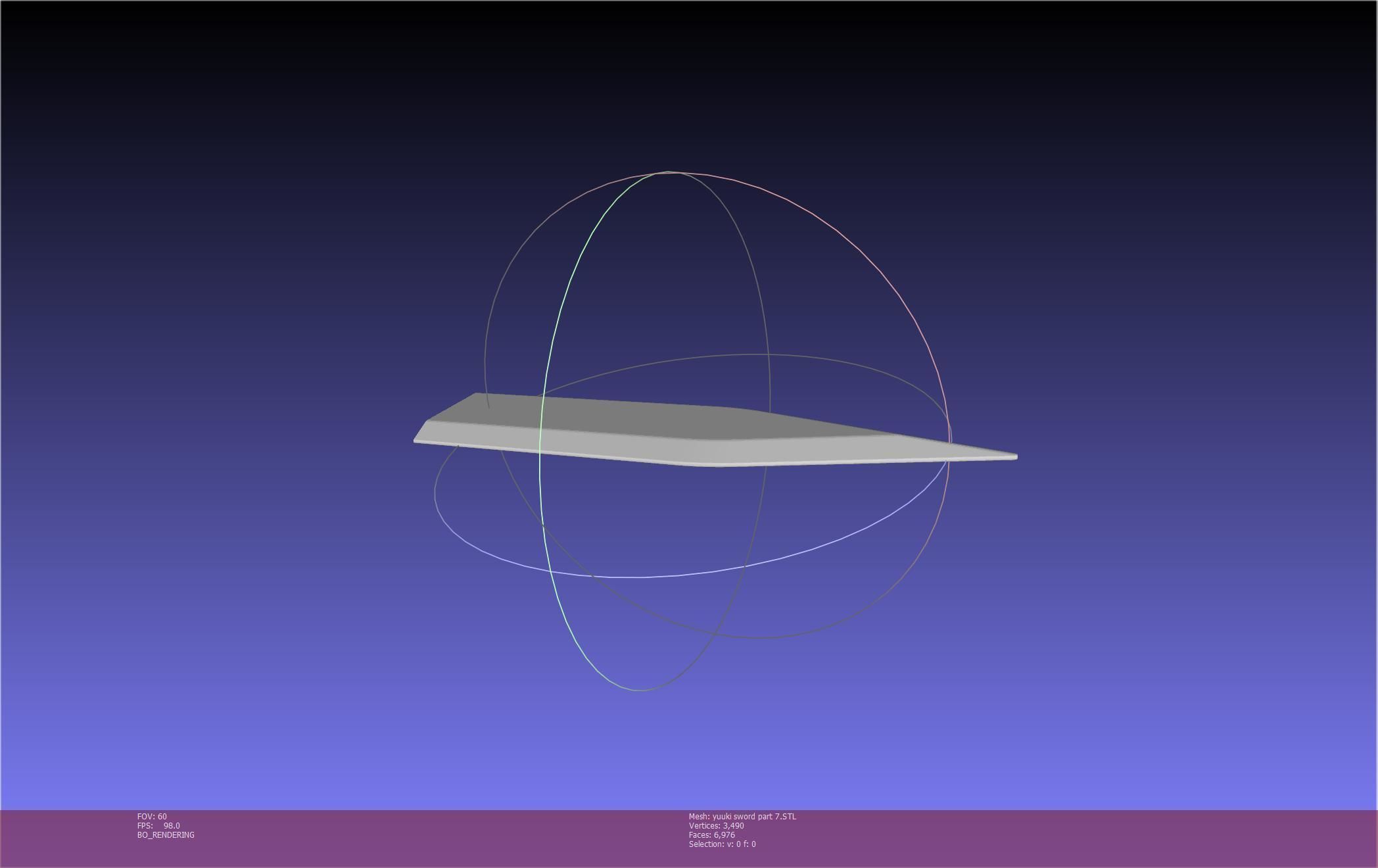 Sword Art Online Konno Yuuki Sword Printable Assembly 3D print model_145