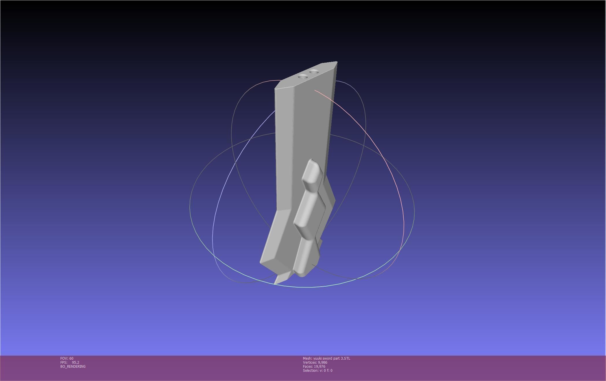 Sword Art Online Konno Yuuki Sword Printable Assembly 3D print model_118