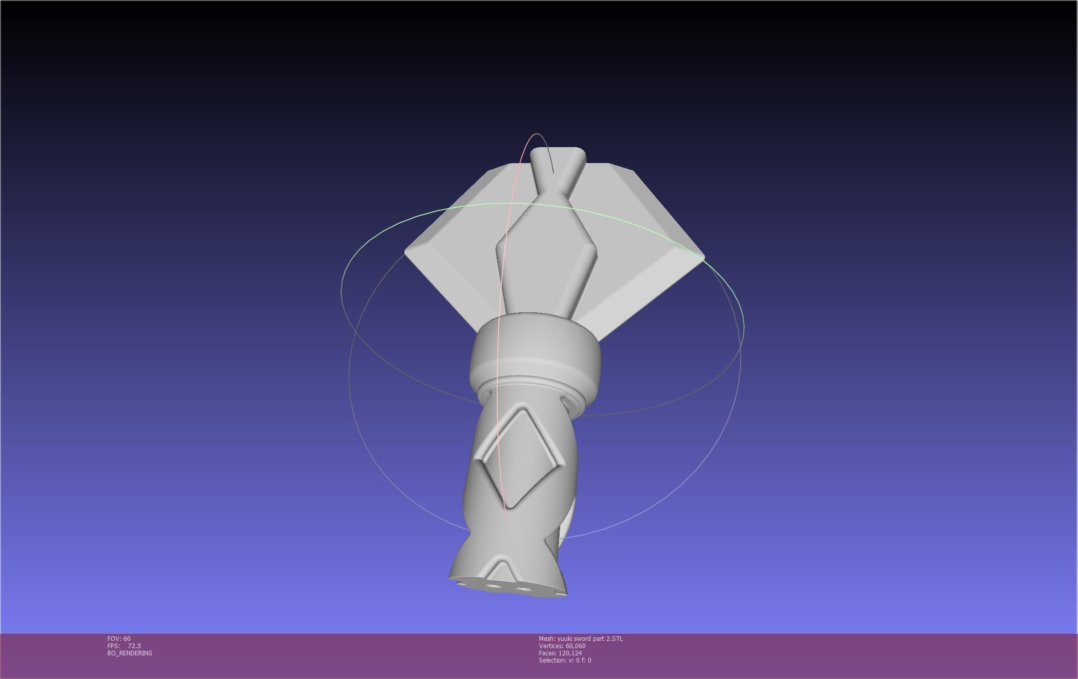 Sword Art Online Konno Yuuki Sword Printable Assembly 3D print model_106