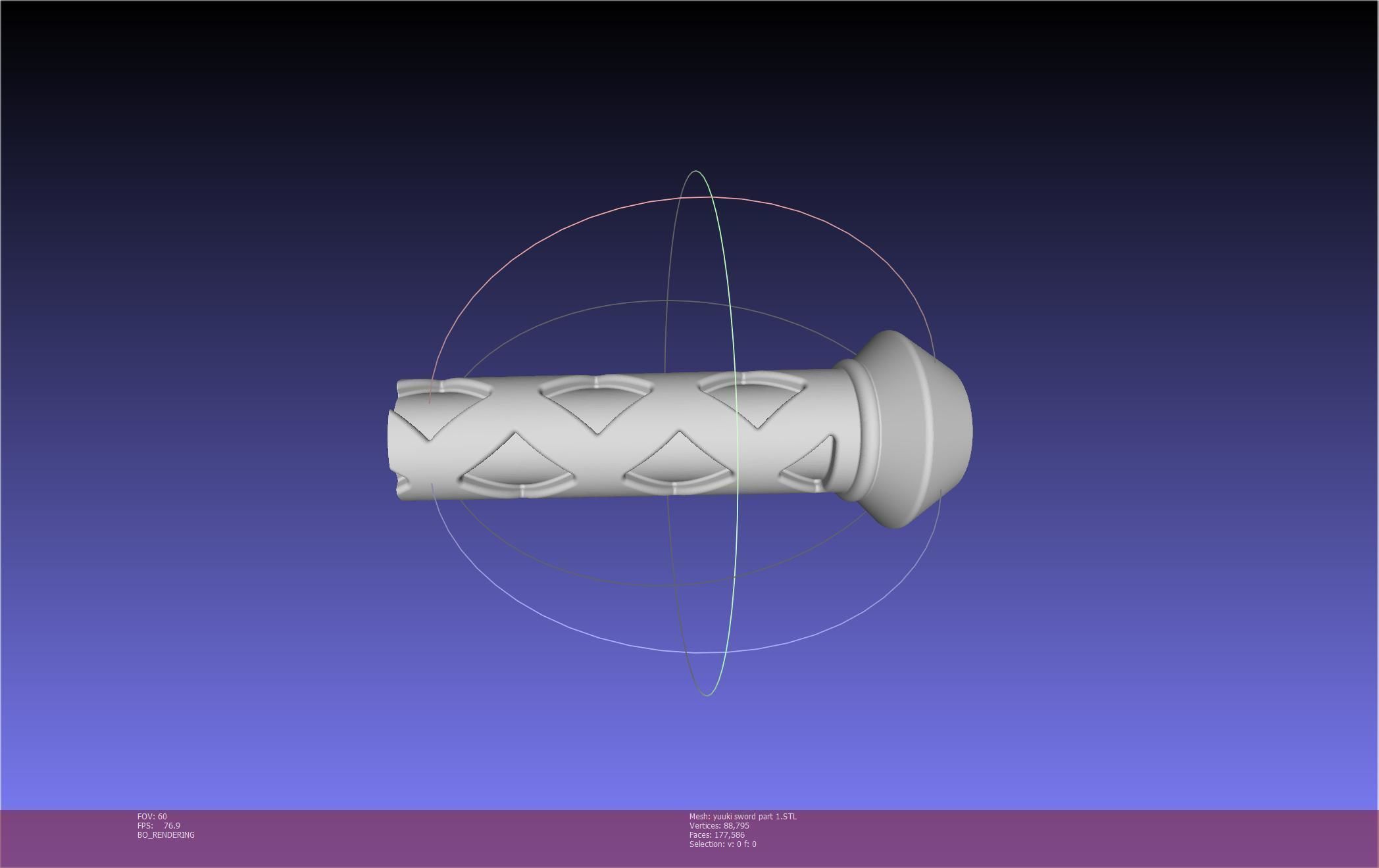 Sword Art Online Konno Yuuki Sword Printable Assembly 3D print model_94