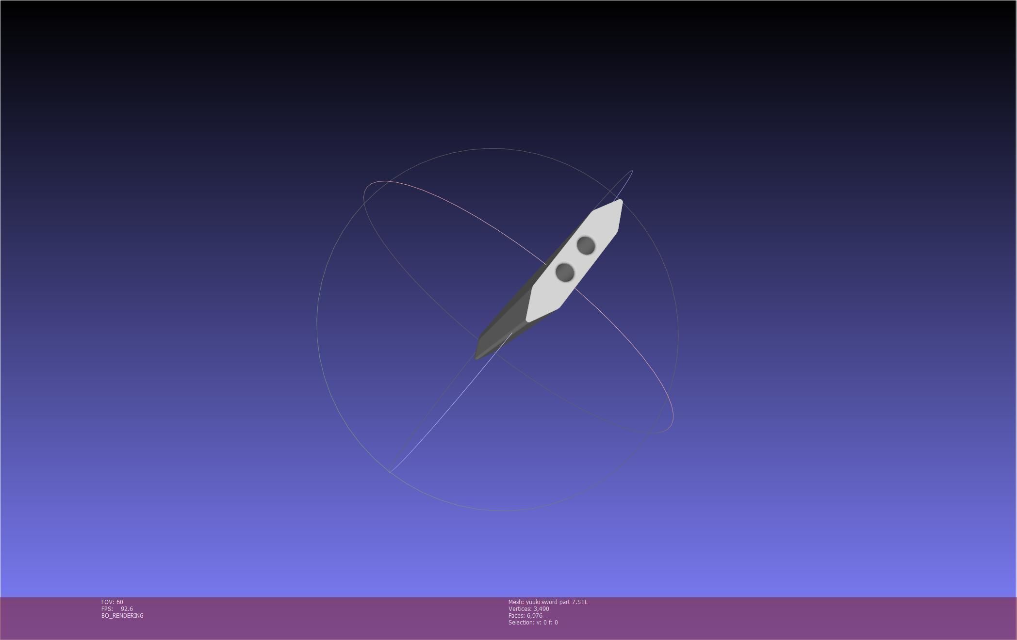 Sword Art Online Konno Yuuki Sword Printable Assembly 3D print model_139