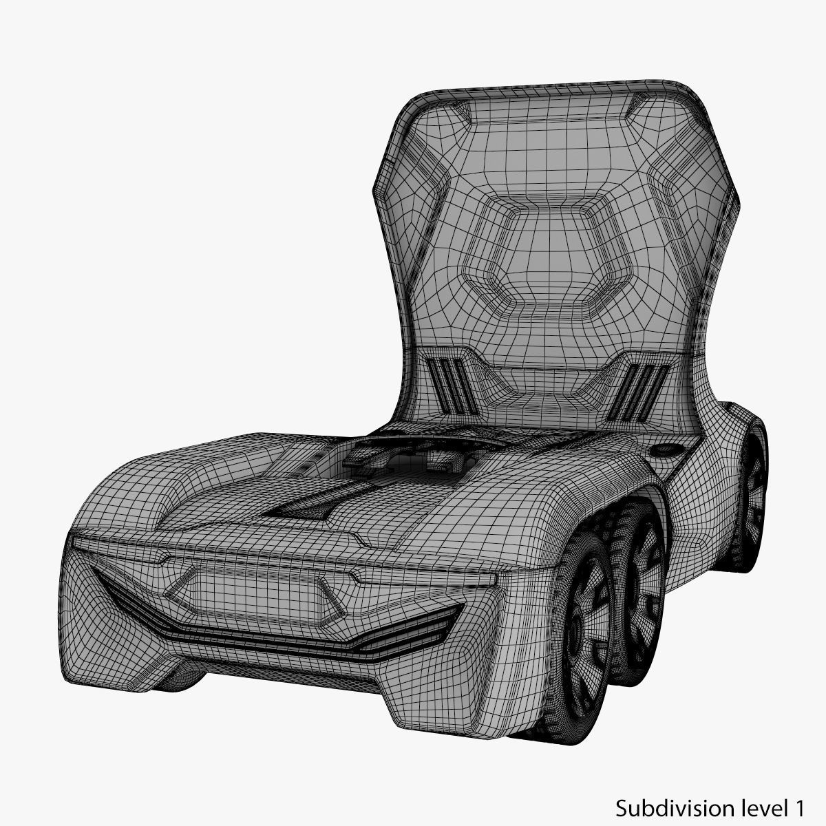 Self-Driving Truck Concept 3D model_20