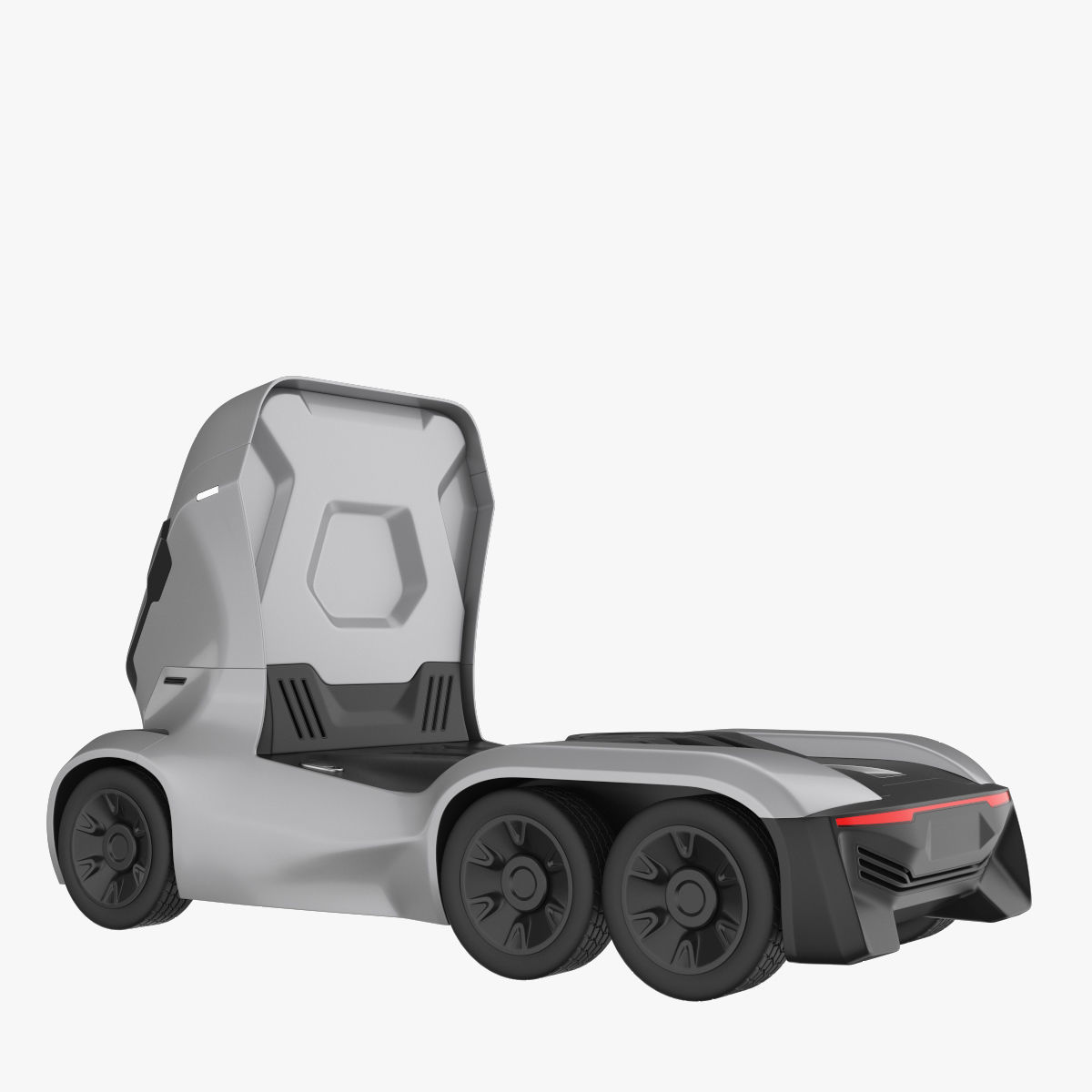 Self-Driving Truck Concept 3D model_12