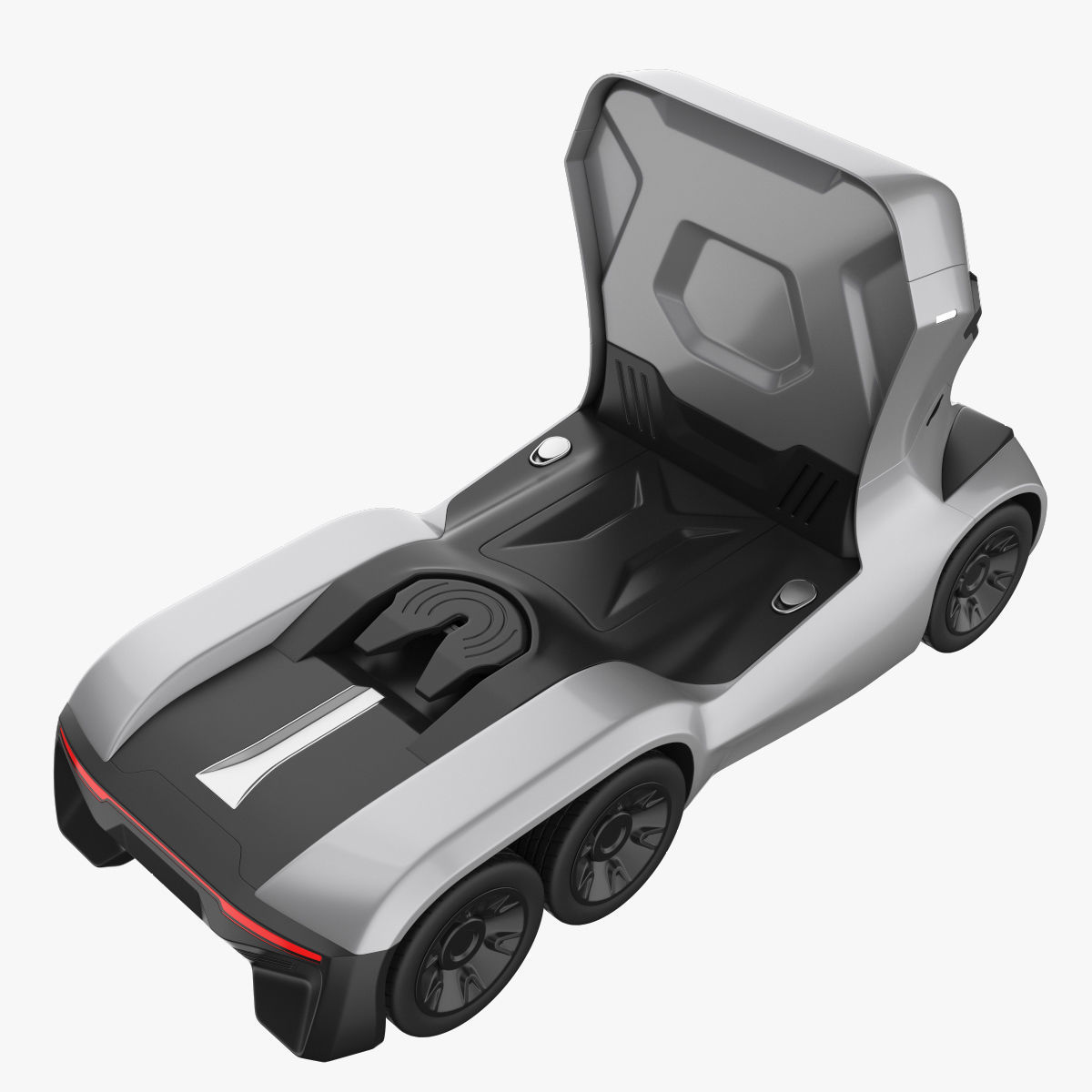 Self-Driving Truck Concept 3D model_7