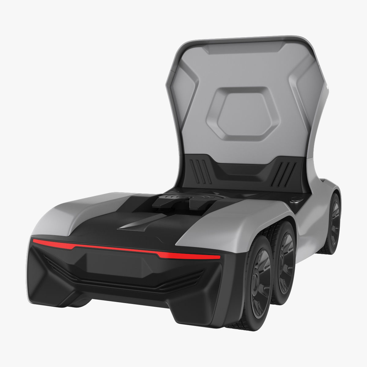 Self-Driving Truck Concept 3D model_10