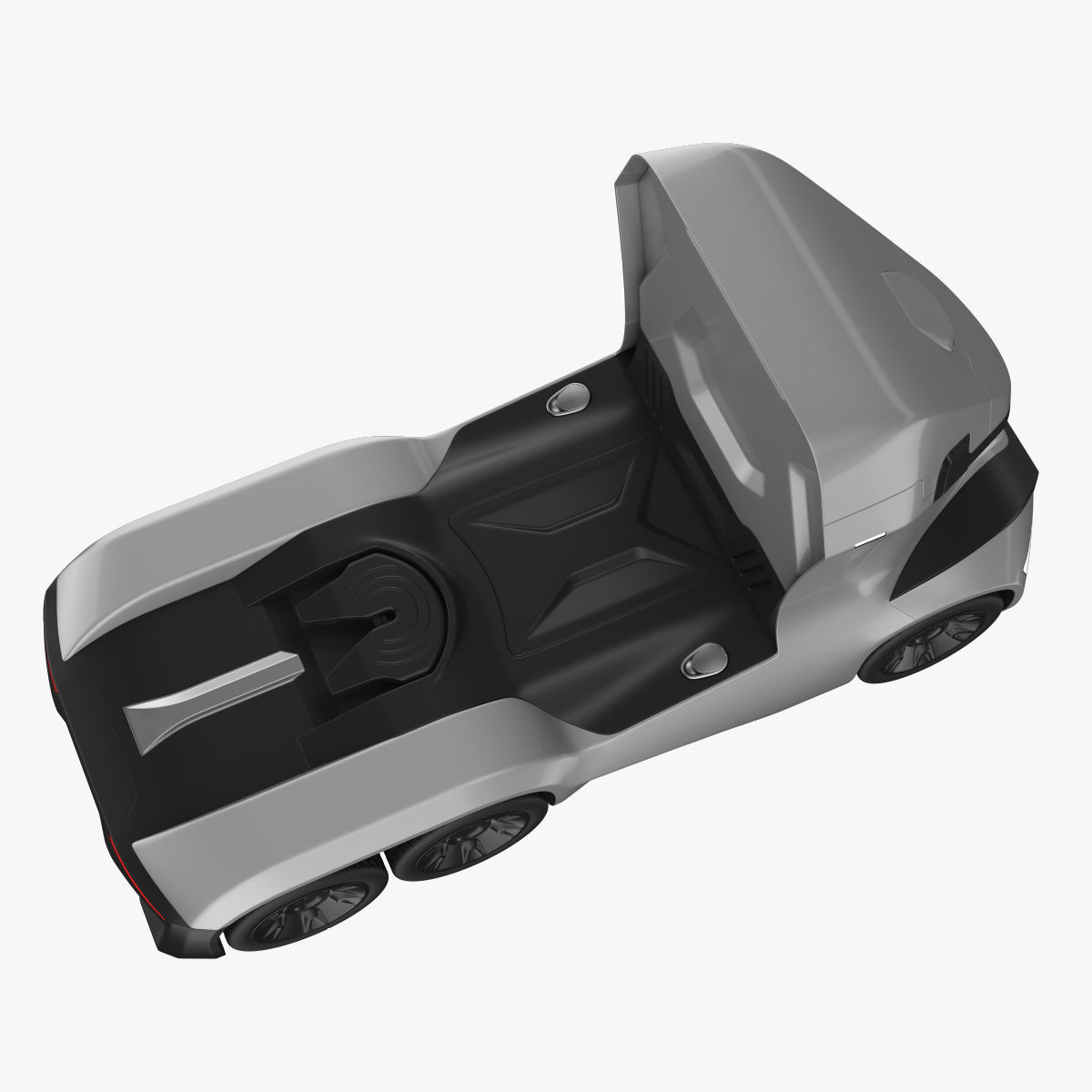 Self-Driving Truck Concept 3D model_9