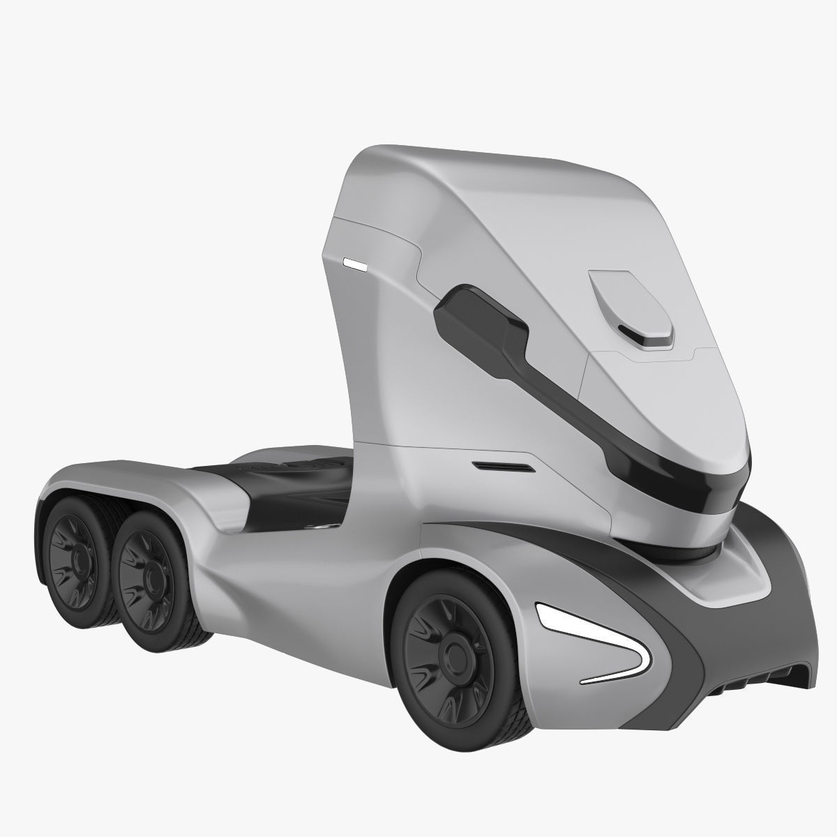 Self-Driving Truck Concept 3D model_5