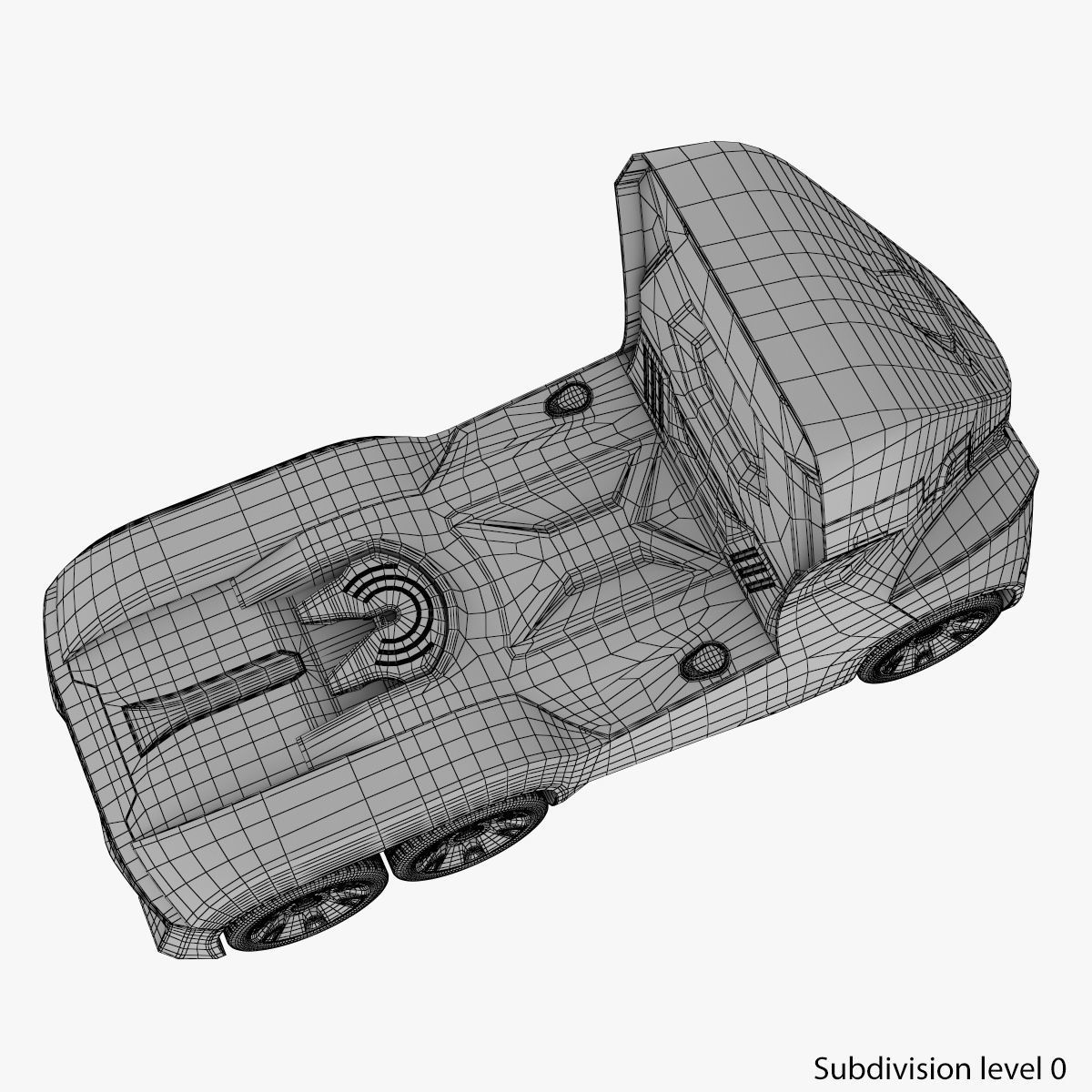 Self-Driving Truck Concept 3D model_21