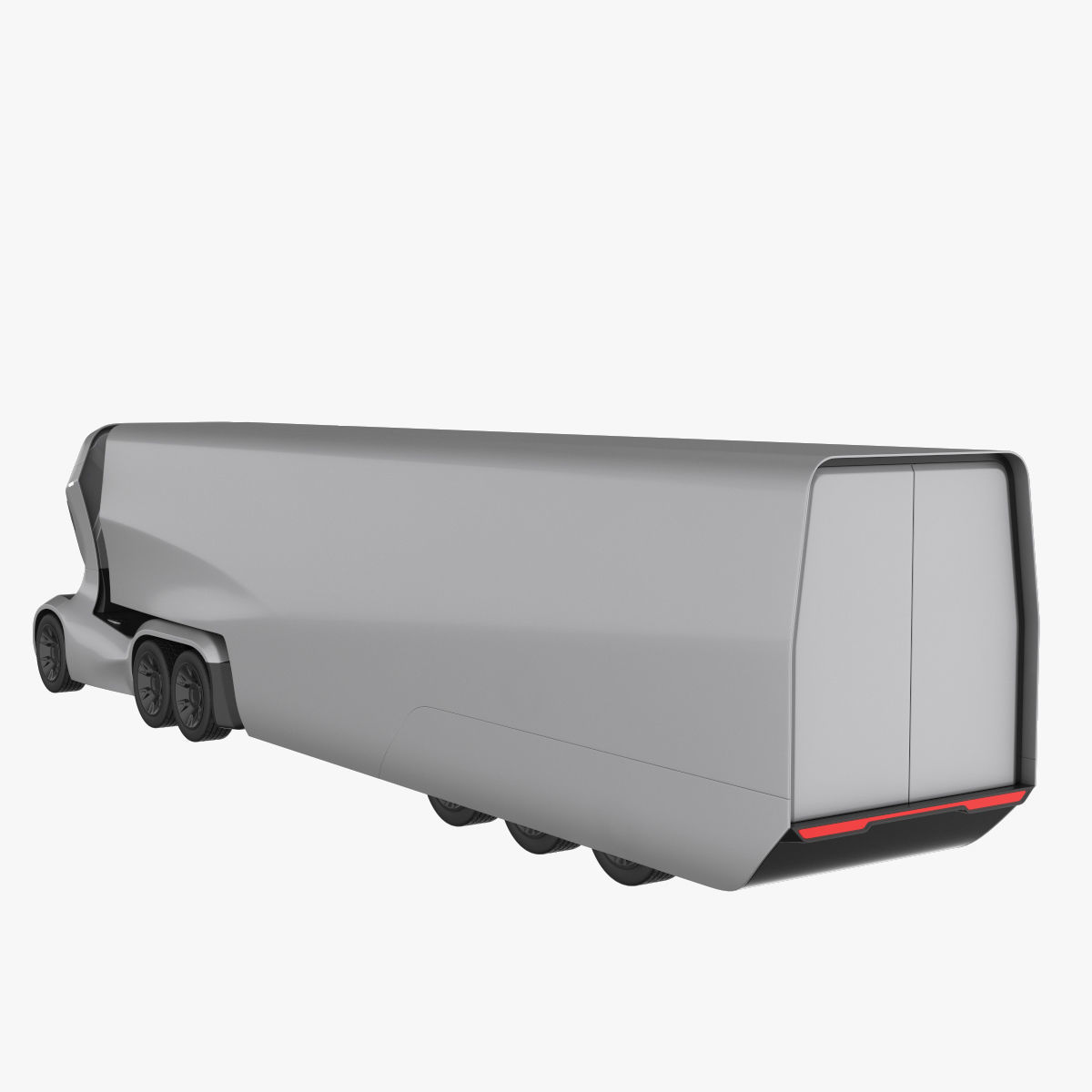 Self-Driving Truck Concept 3D model_4