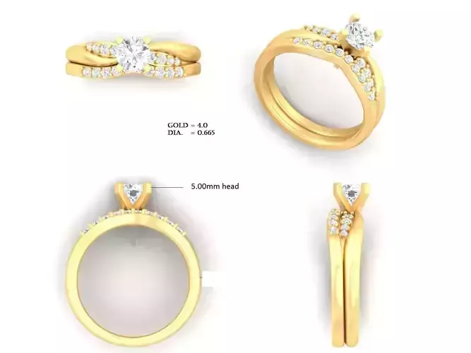 Women Diamond Ruby Band Ring 3dm render detail