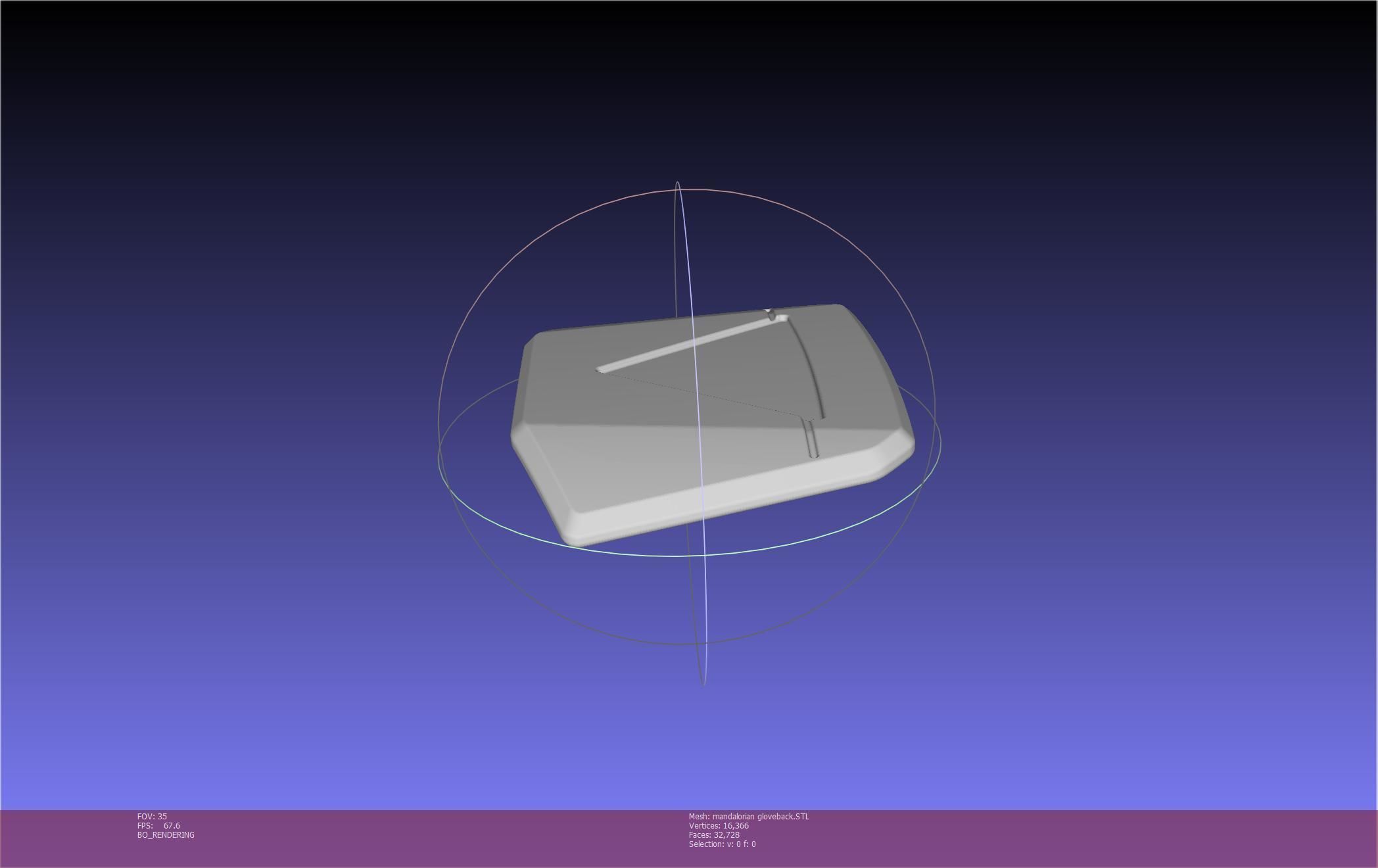 Star Wars Mandalorian Glove Cover Printable Model 3D print model_51