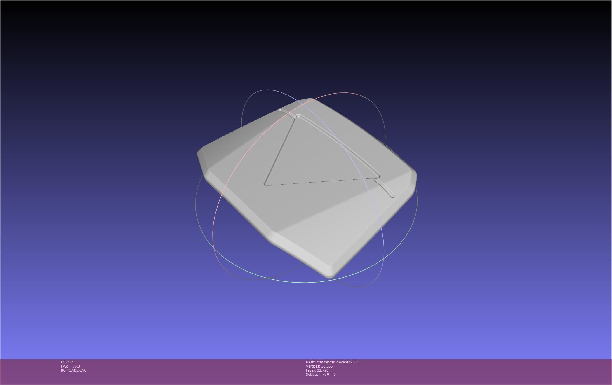 Star Wars Mandalorian Glove Cover Printable Model 3D print model_86