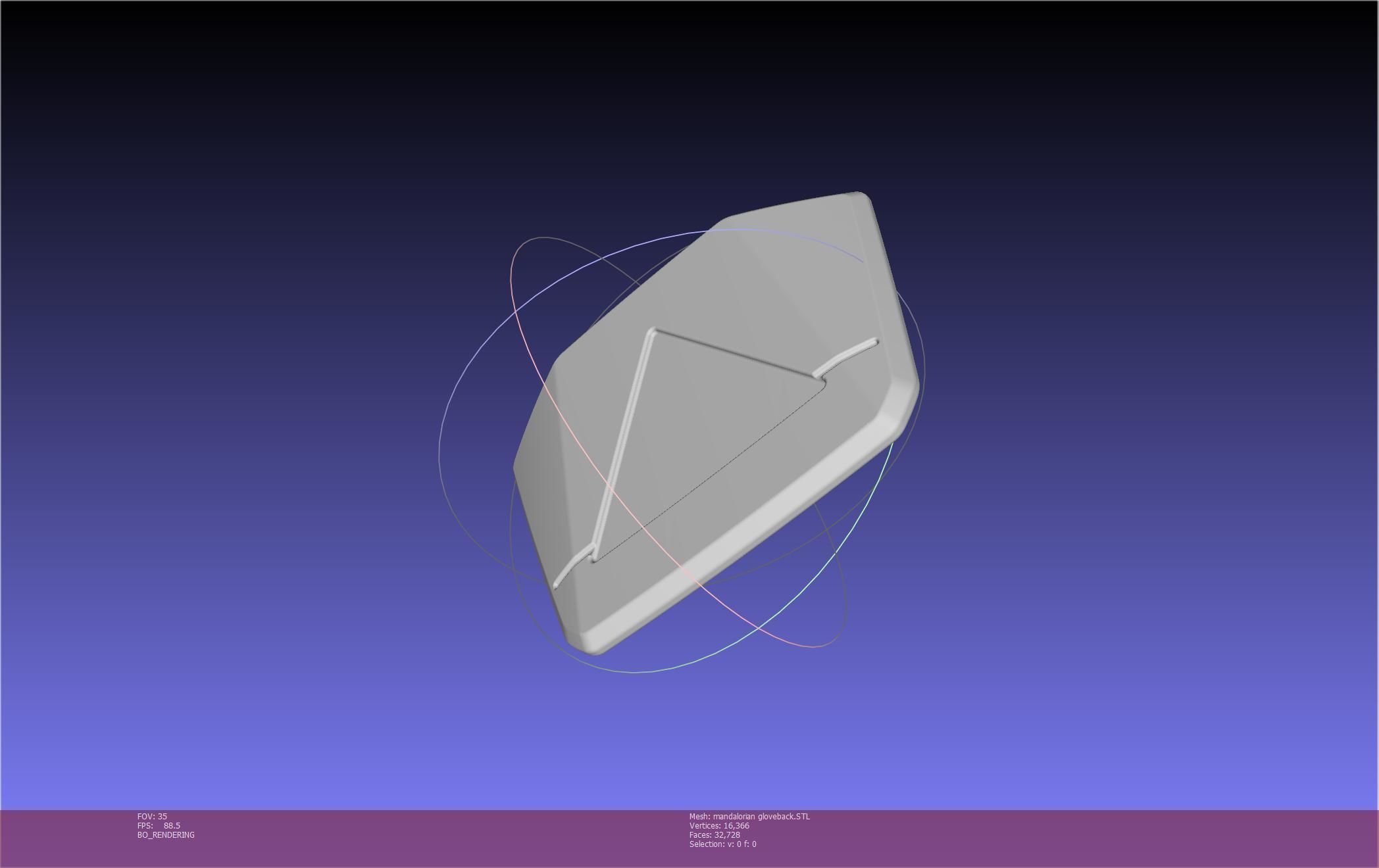 Star Wars Mandalorian Glove Cover Printable Model 3D print model_42