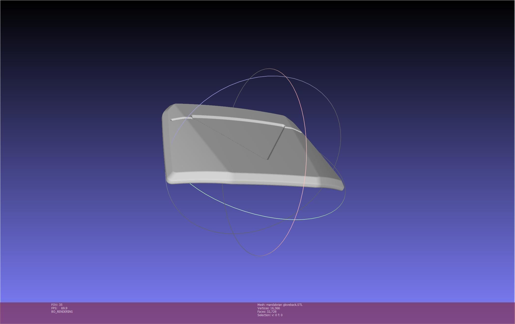 Star Wars Mandalorian Glove Cover Printable Model 3D print model_32