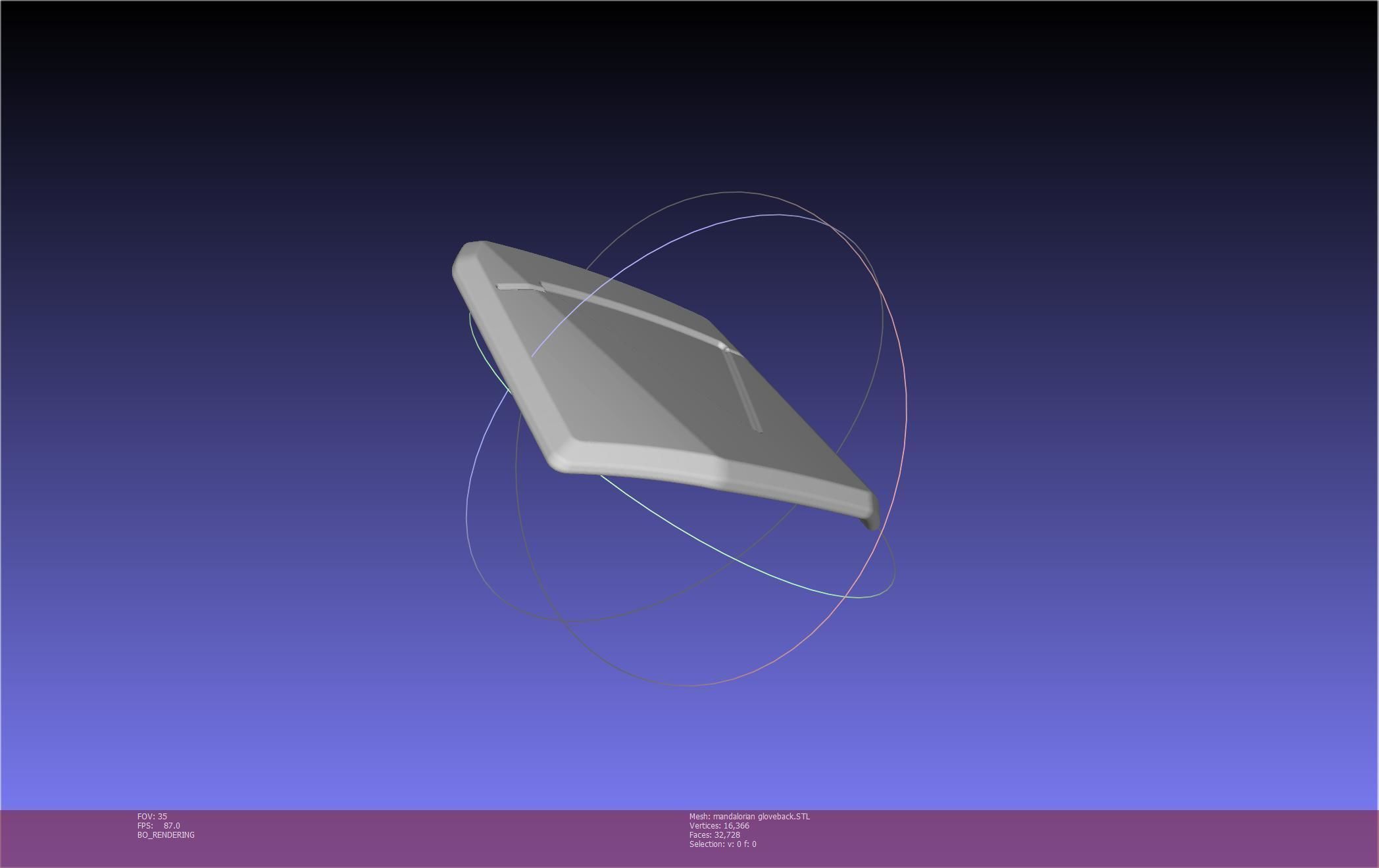 Star Wars Mandalorian Glove Cover Printable Model 3D print model_58