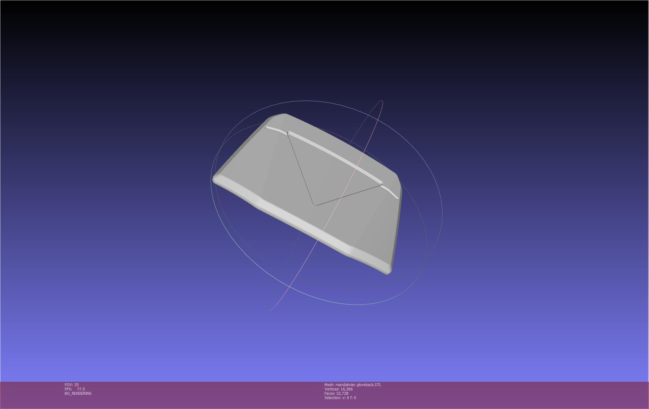 Star Wars Mandalorian Glove Cover Printable Model 3D print model_95