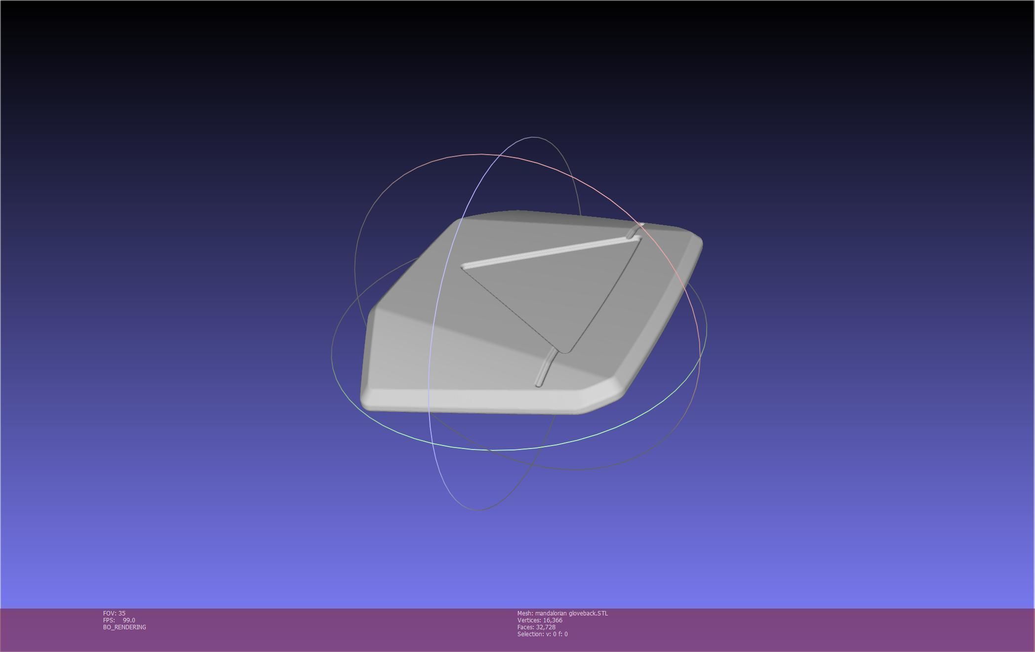 Star Wars Mandalorian Glove Cover Printable Model 3D print model_87