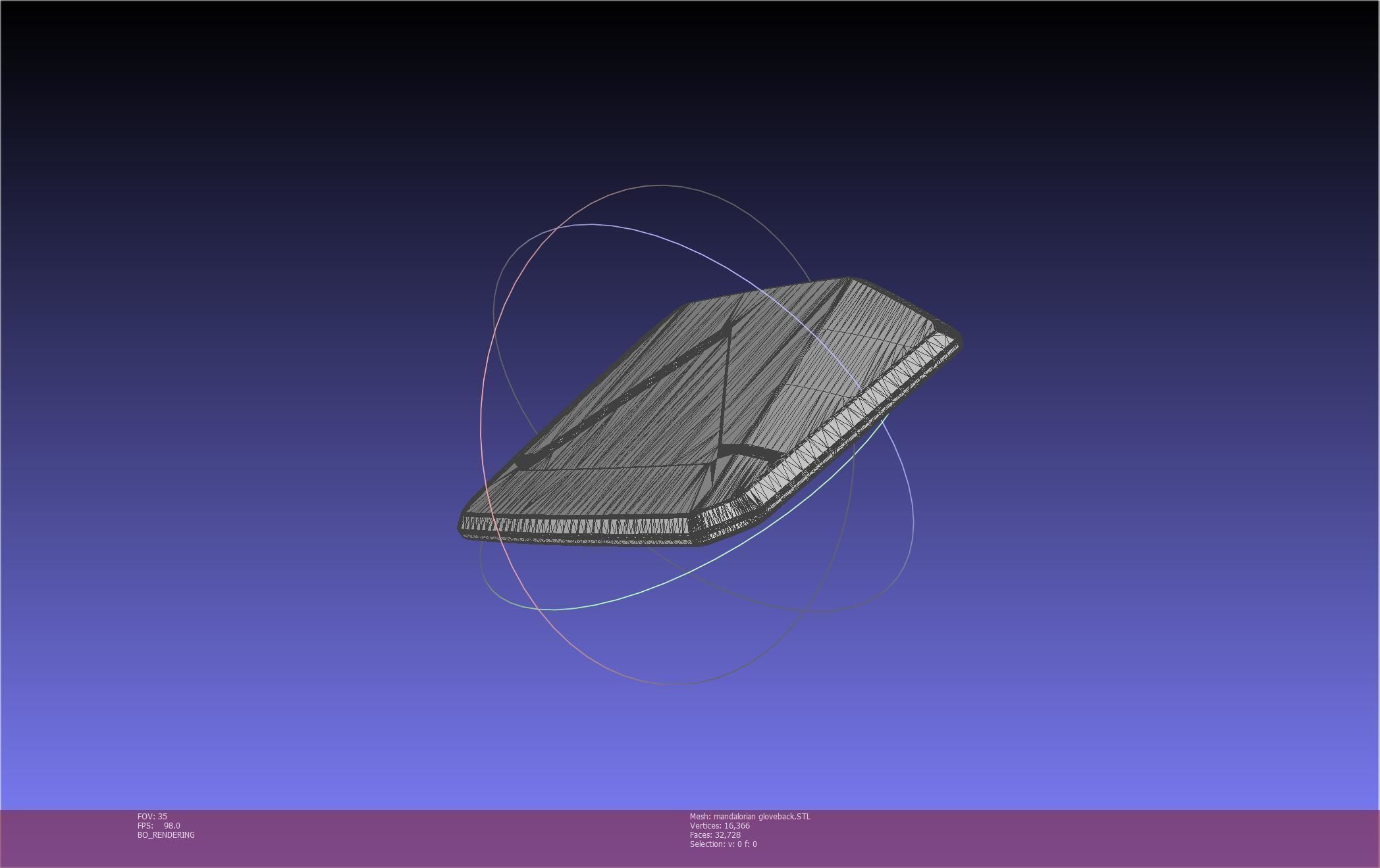 Star Wars Mandalorian Glove Cover Printable Model 3D print model_20