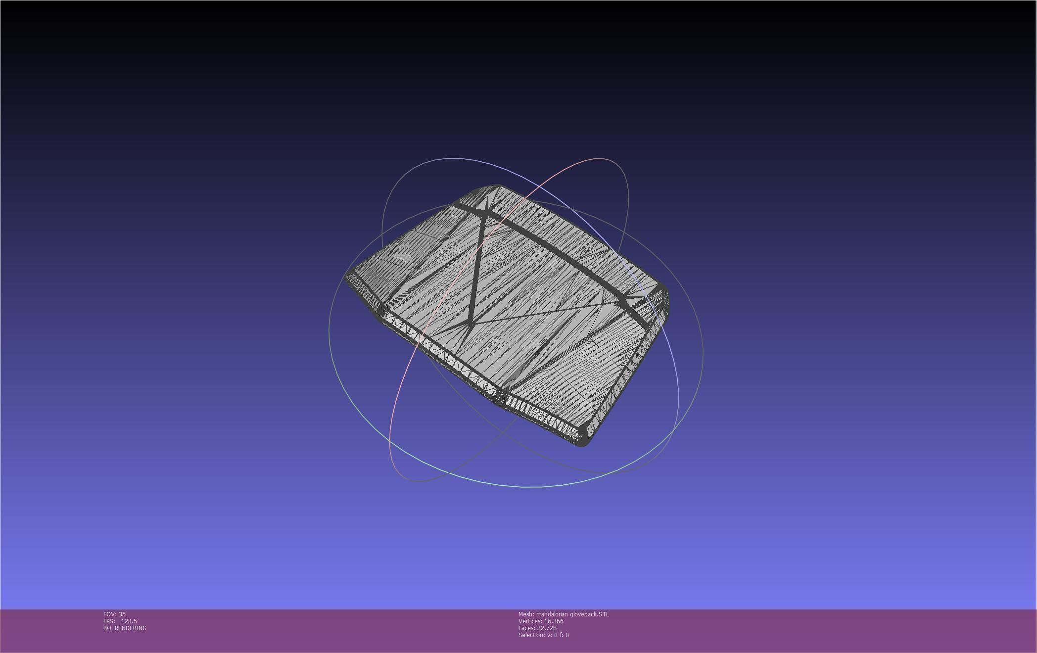 Star Wars Mandalorian Glove Cover Printable Model 3D print model_96