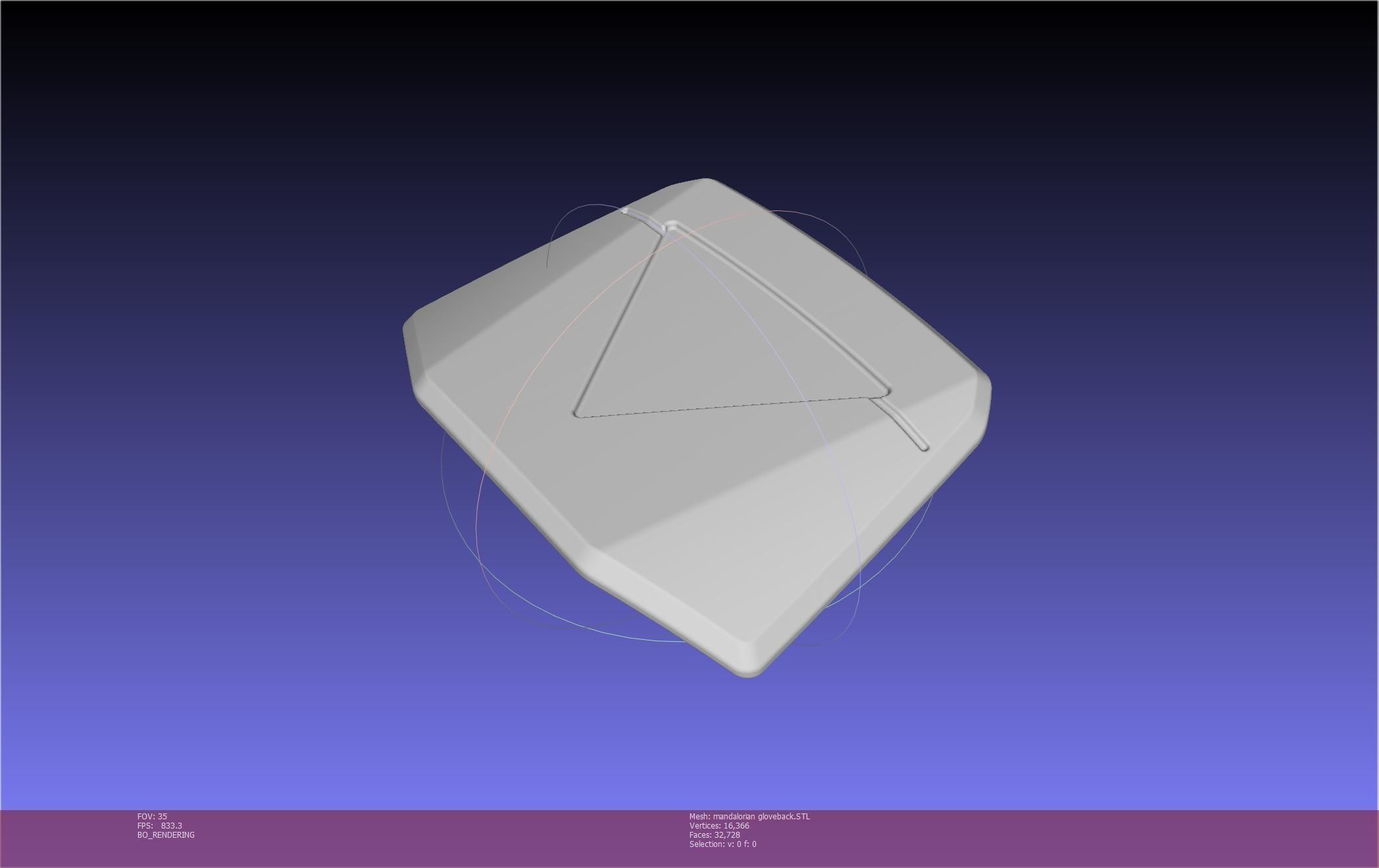 Star Wars Mandalorian Glove Cover Printable Model 3D print model_90