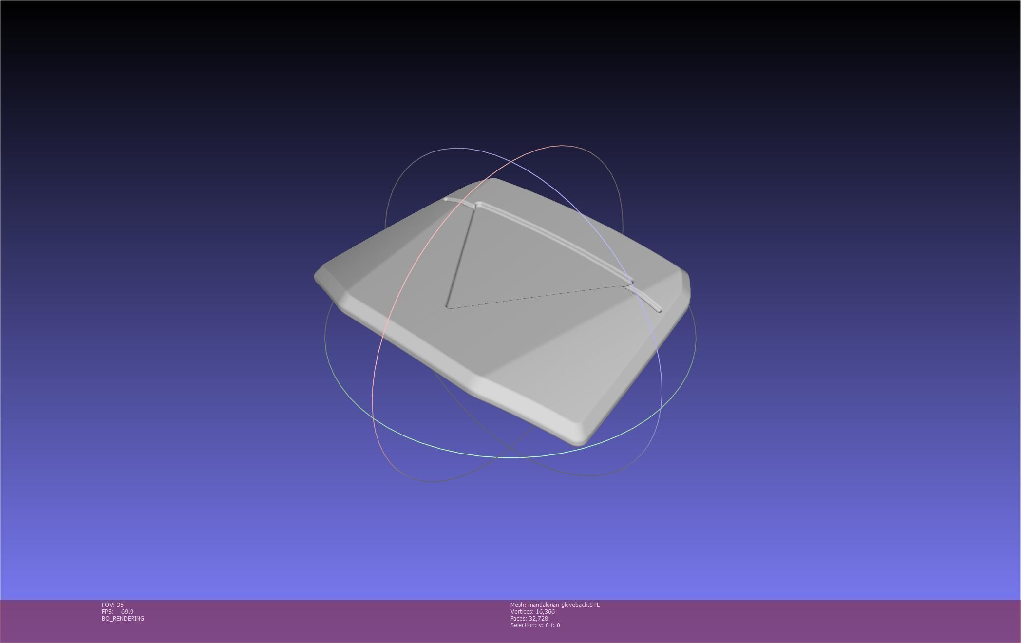 Star Wars Mandalorian Glove Cover Printable Model 3D print model_89