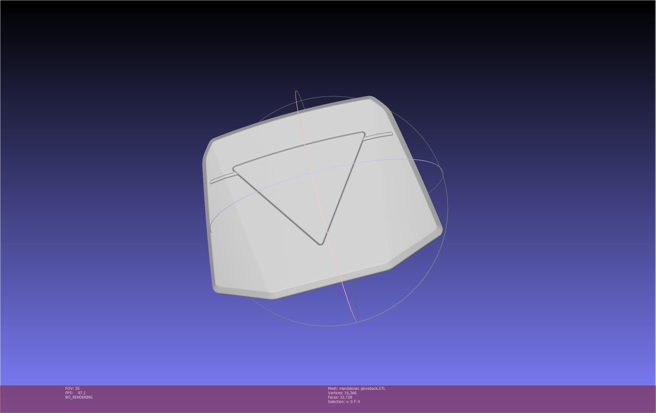 Star Wars Mandalorian Glove Cover Printable Model 3D print model_35