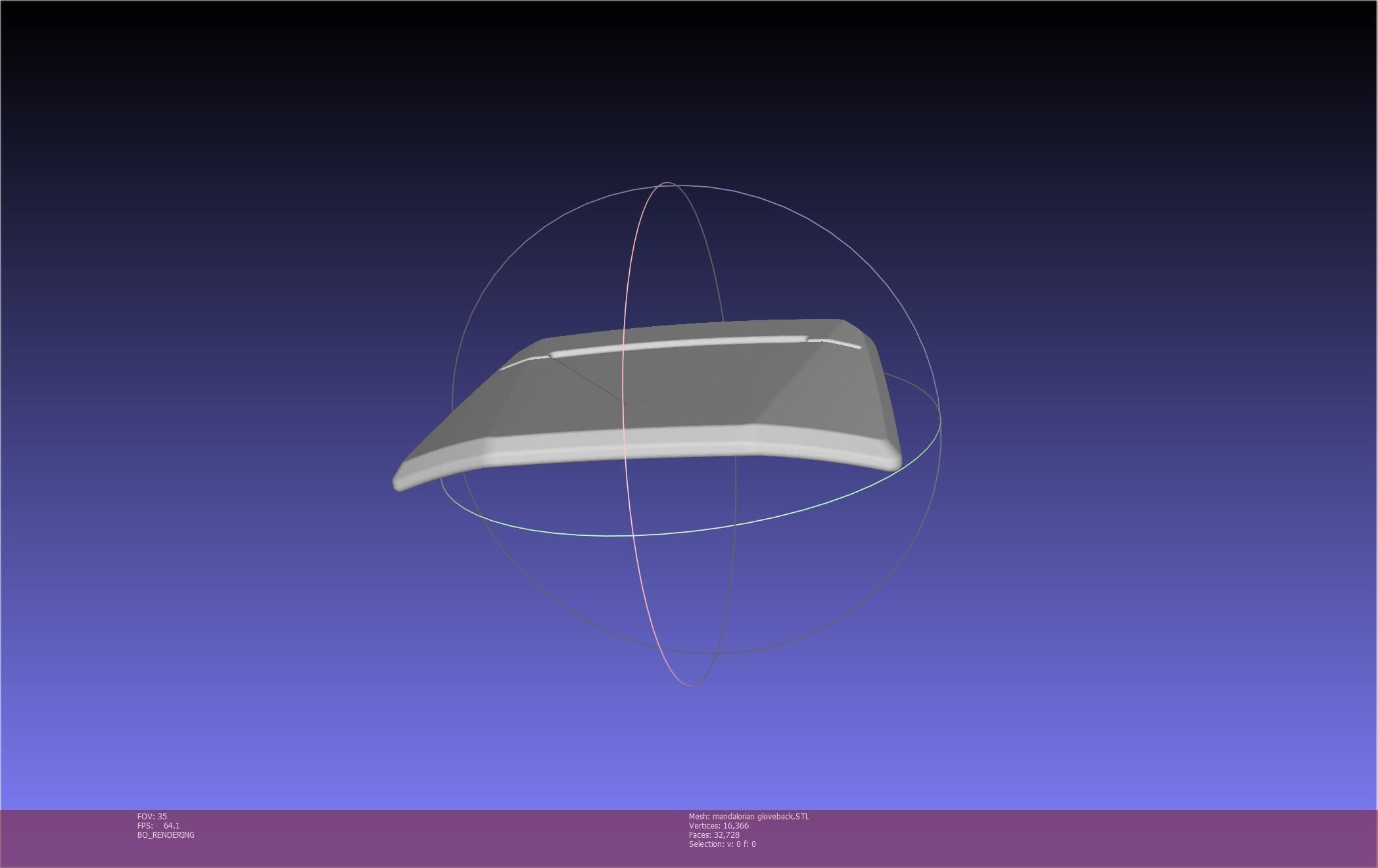 Star Wars Mandalorian Glove Cover Printable Model 3D print model_80