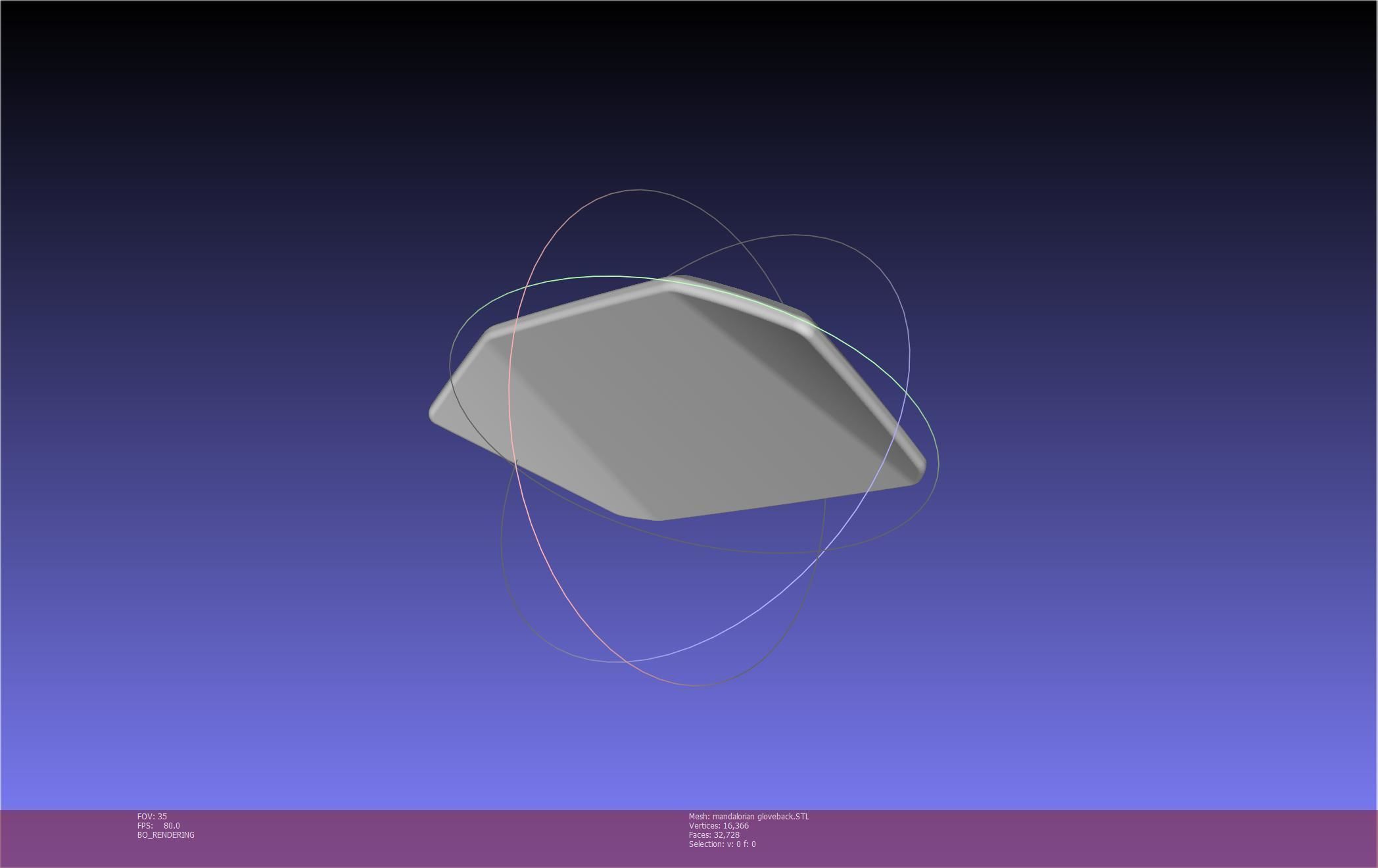 Star Wars Mandalorian Glove Cover Printable Model 3D print model_53