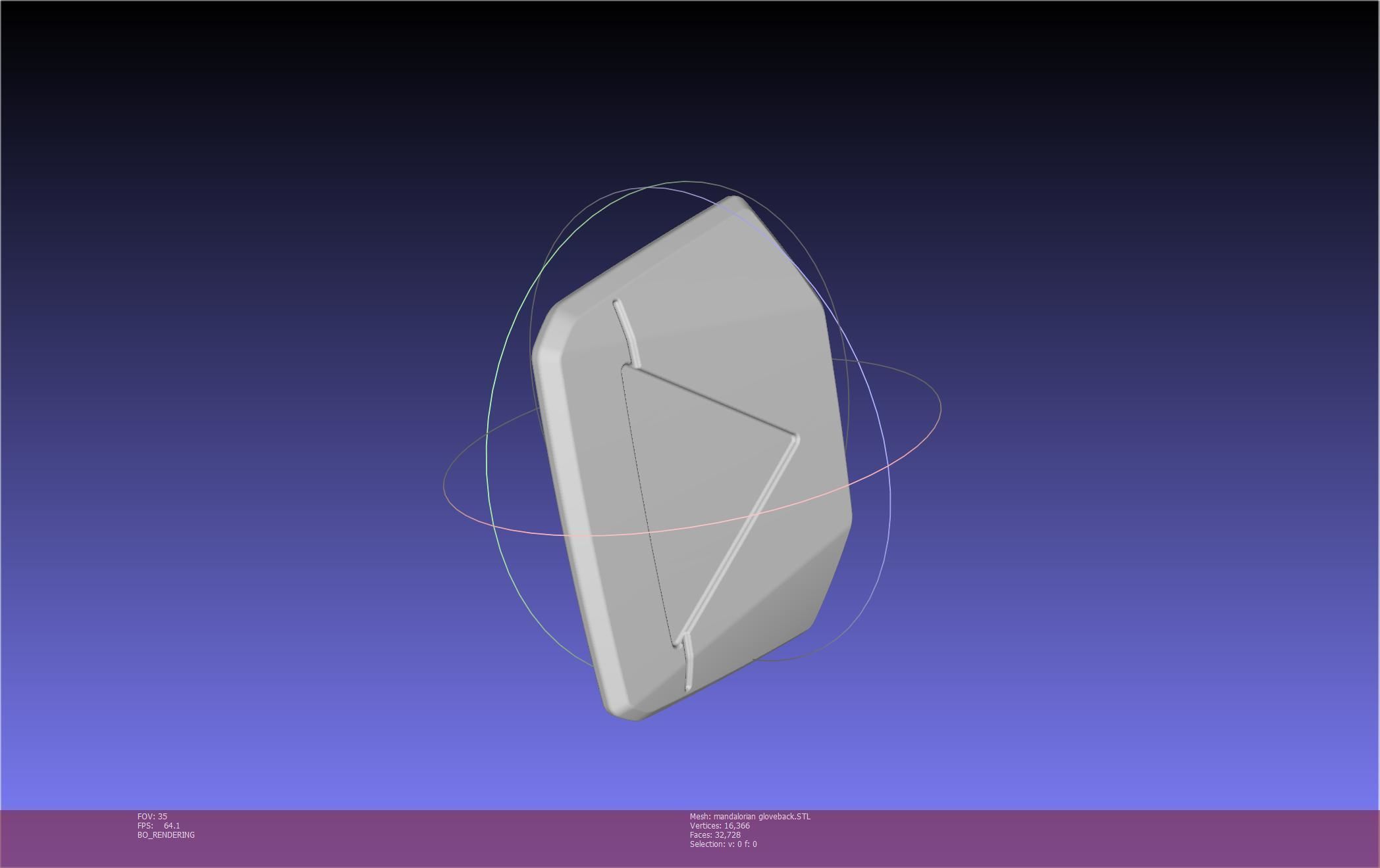 Star Wars Mandalorian Glove Cover Printable Model 3D print model_66