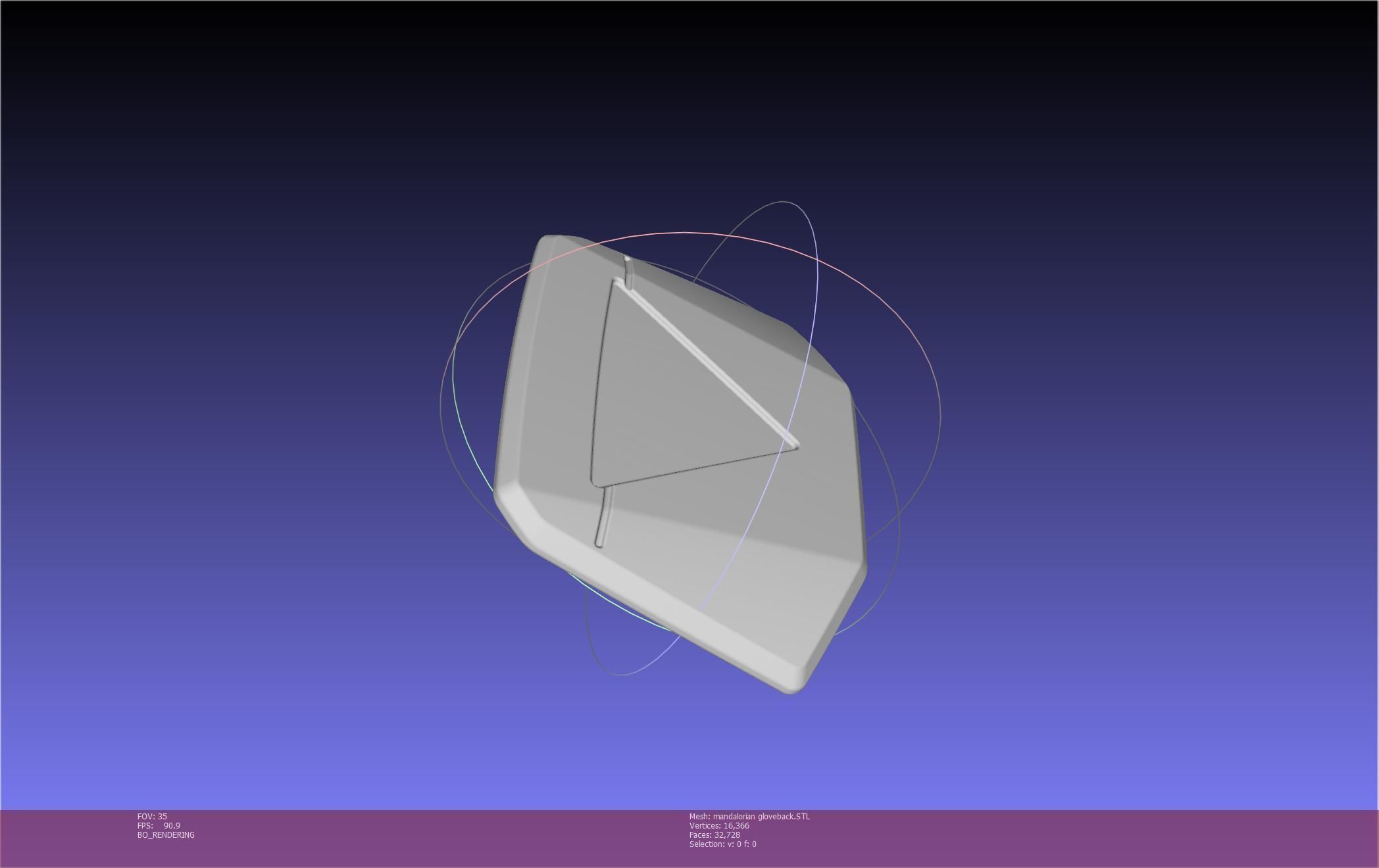 Star Wars Mandalorian Glove Cover Printable Model 3D print model_60