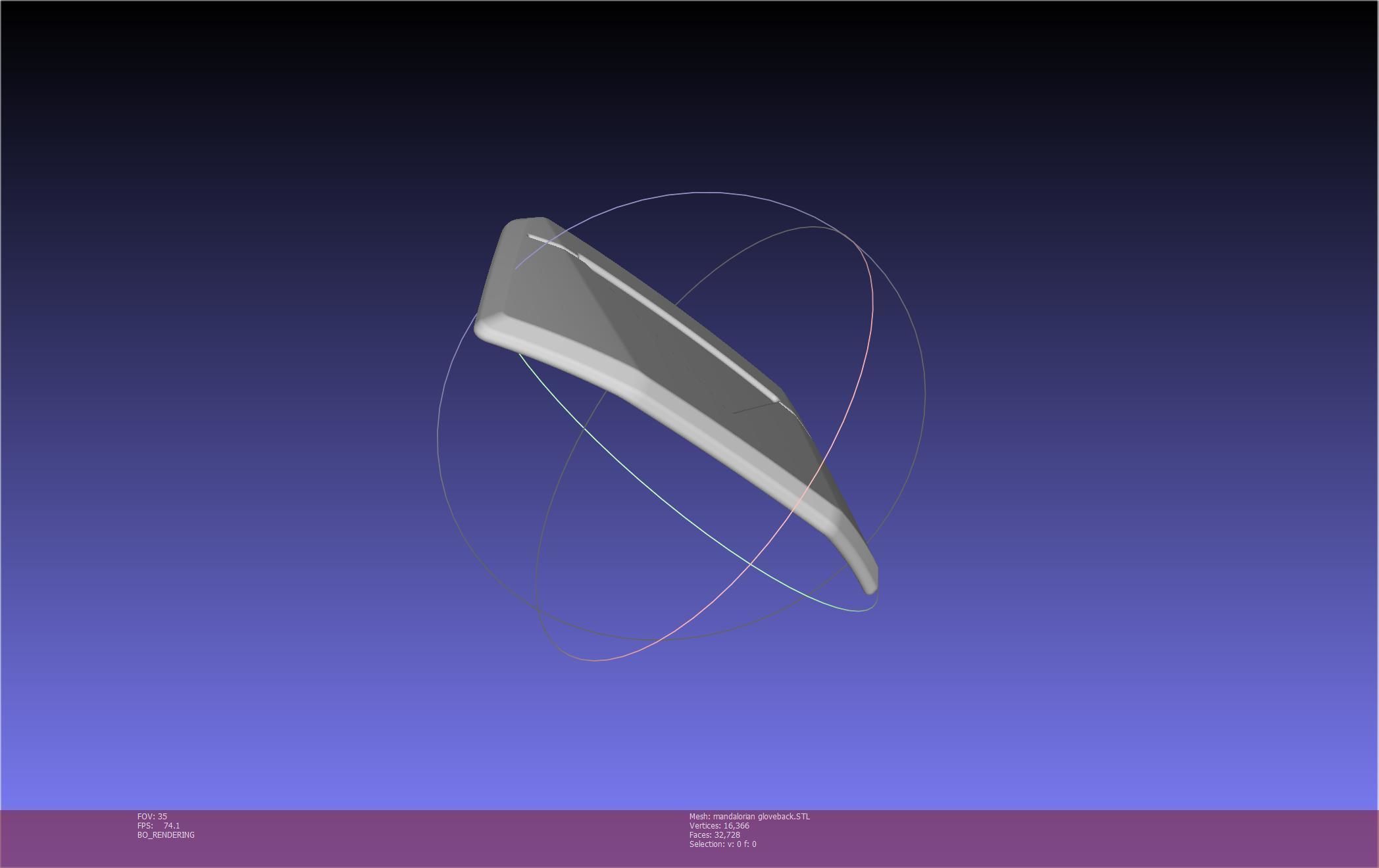 Star Wars Mandalorian Glove Cover Printable Model 3D print model_65