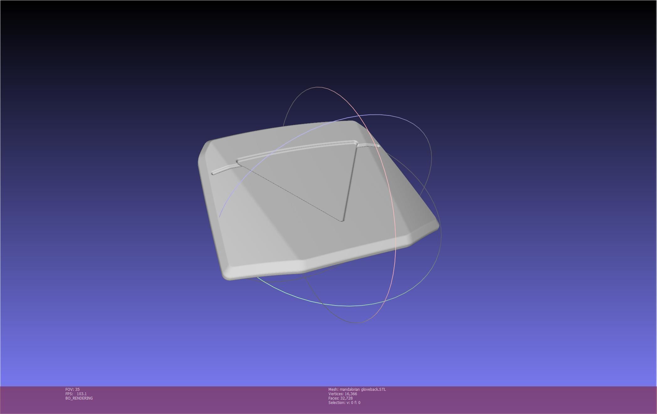 Star Wars Mandalorian Glove Cover Printable Model 3D print model_33