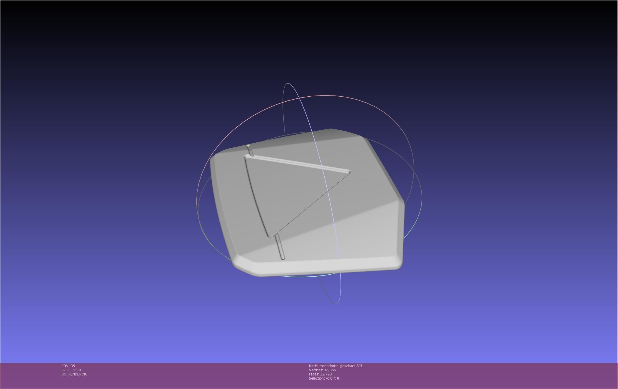 Star Wars Mandalorian Glove Cover Printable Model 3D print model_81