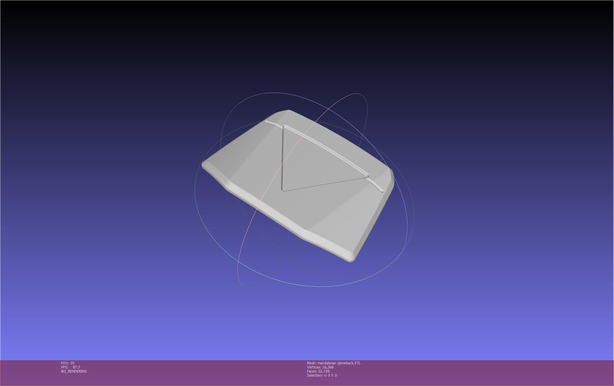 Star Wars Mandalorian Glove Cover Printable Model 3D print model_97