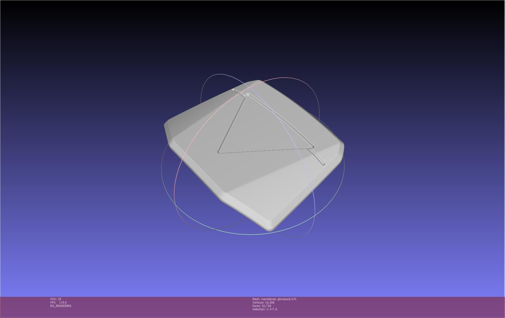 Star Wars Mandalorian Glove Cover Printable Model 3D print model_92