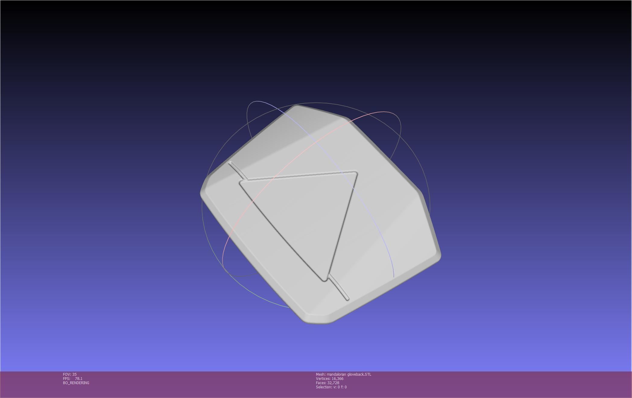 Star Wars Mandalorian Glove Cover Printable Model 3D print model_83